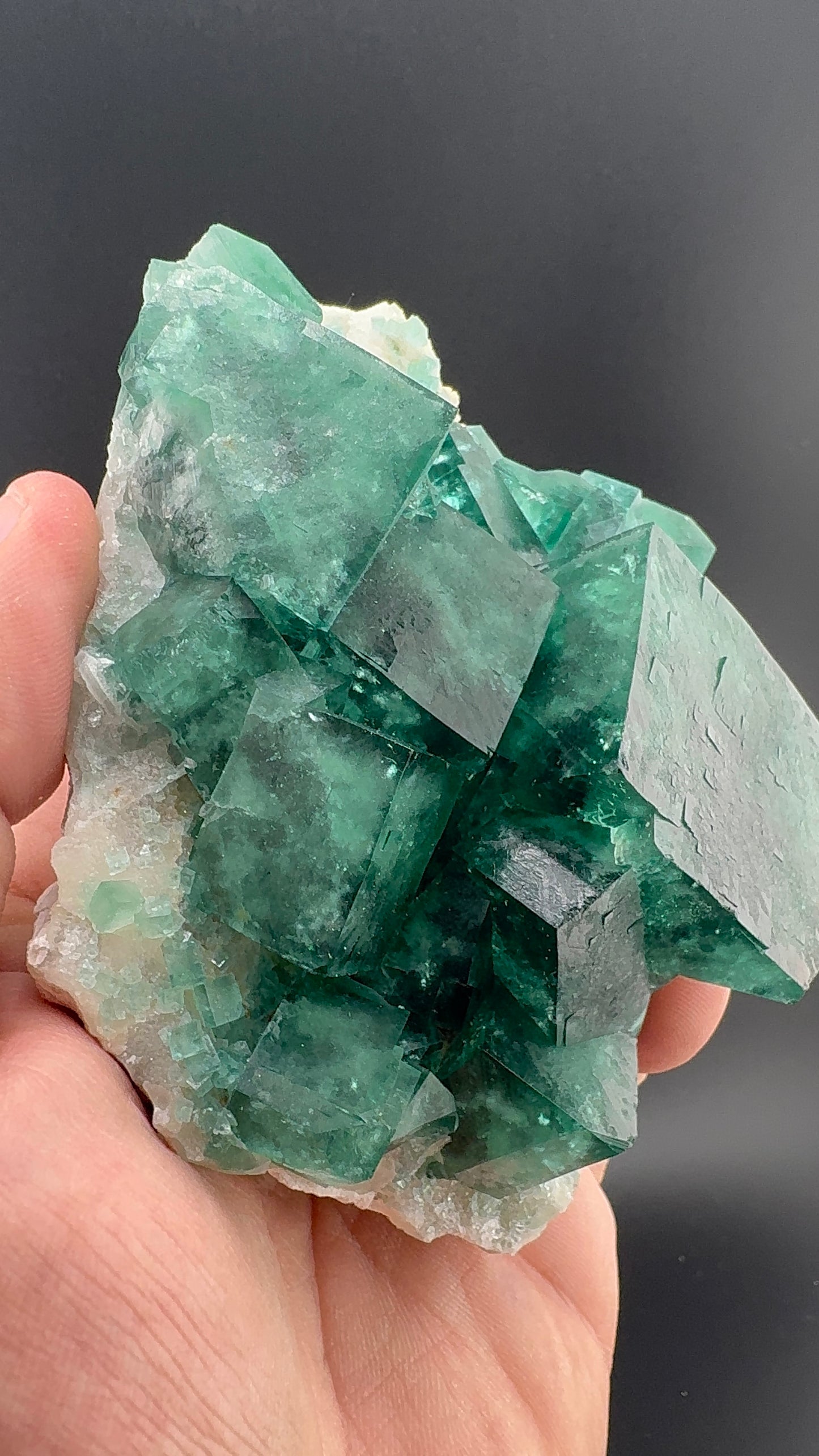 Green Fluorite Matrix from Madagascar (S2)