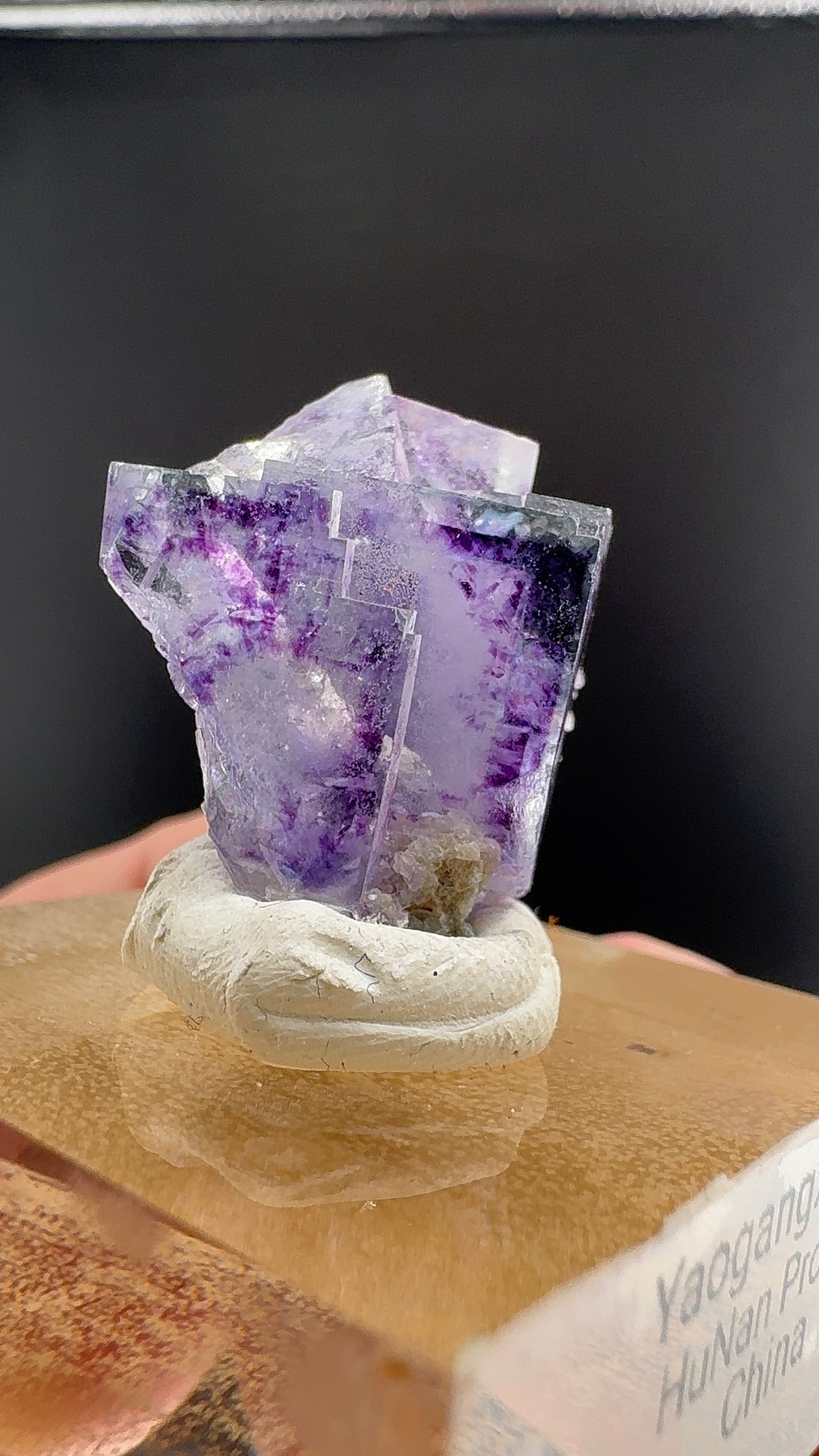Purple Phantom Fluorite (B13)