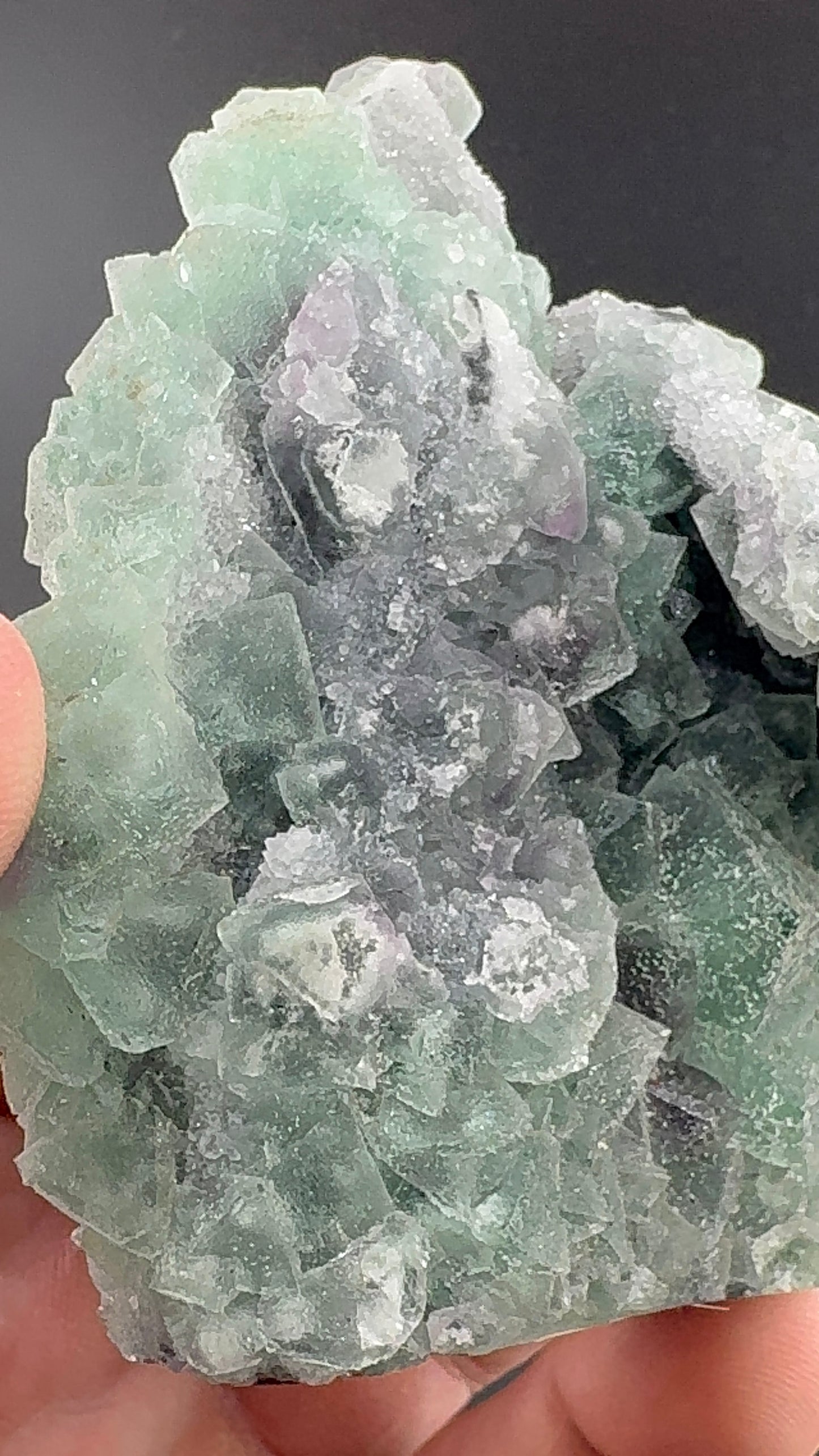 Sugar Green Fluorite from Zhejiang (S12)