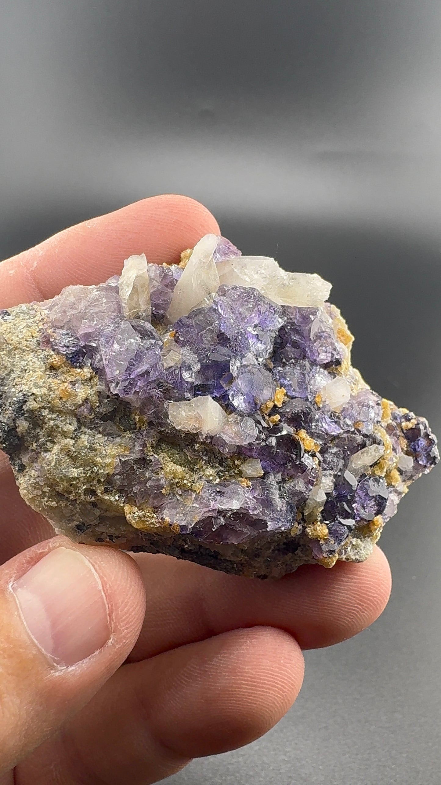 Yindu Purple Fluorite Formation (S34)