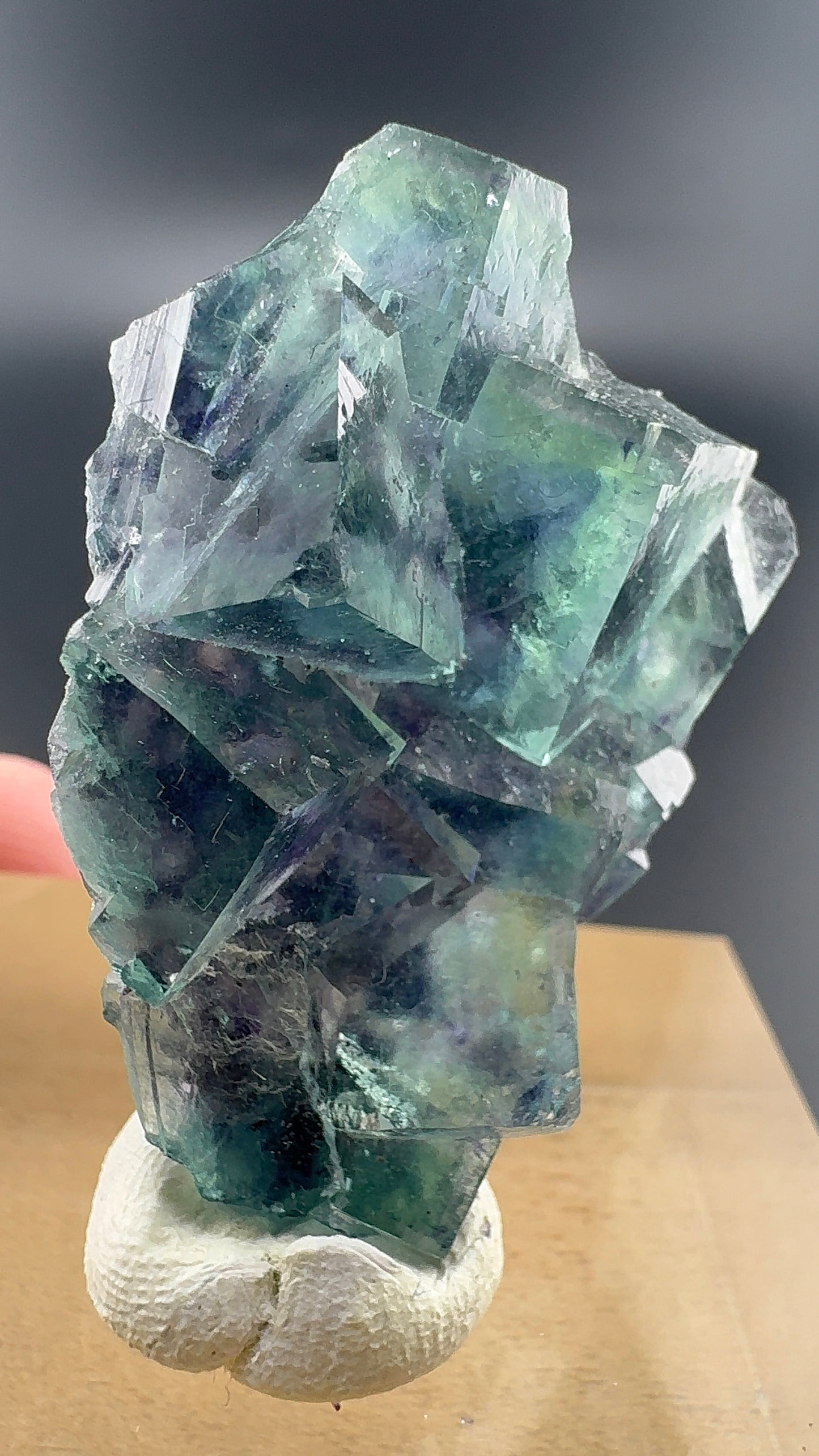 Yindu Green/Purple Fluorite (B21)