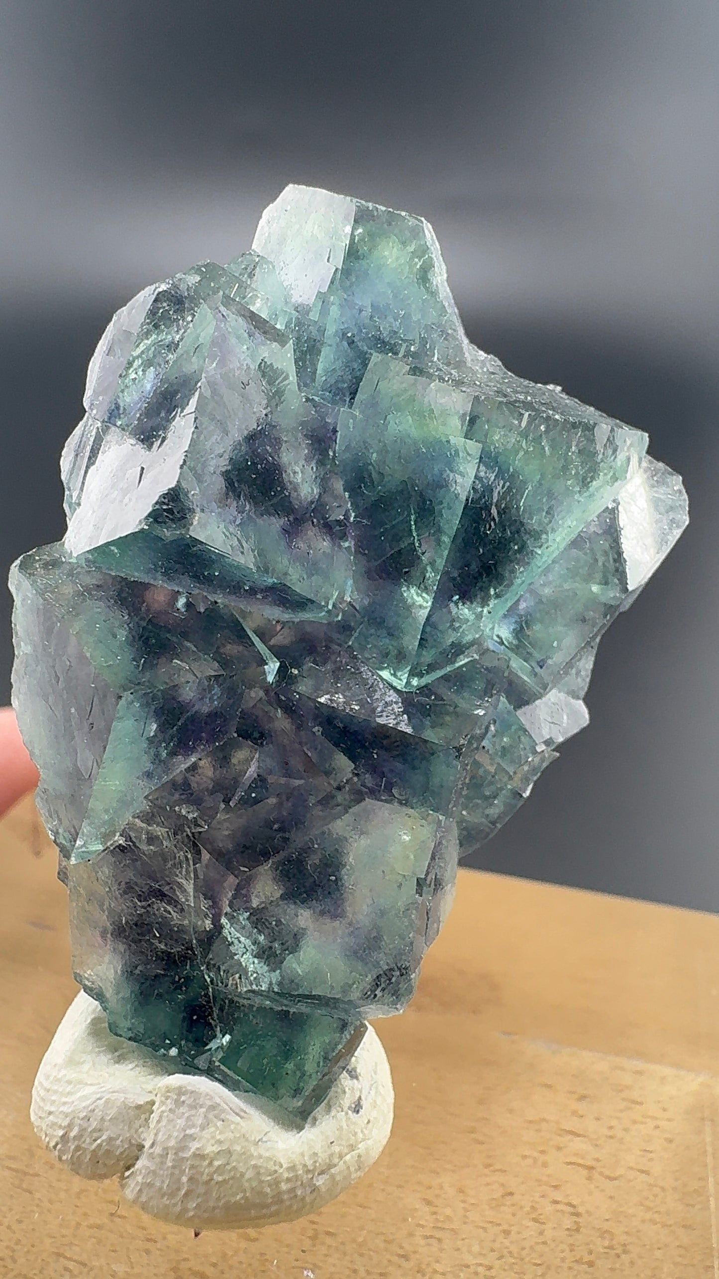 Yindu Green/Purple Fluorite (B21)