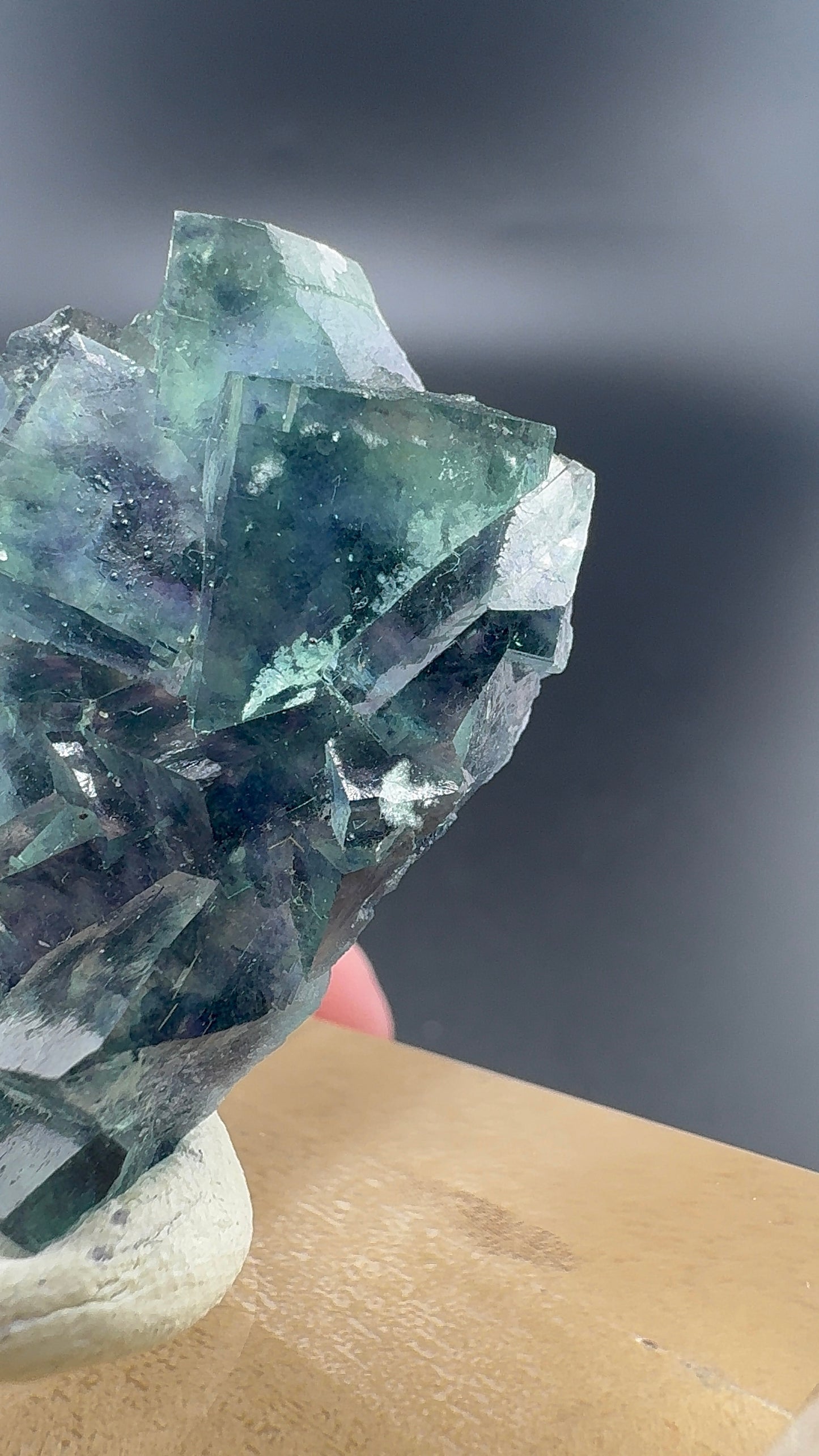 Yindu Green/Purple Fluorite (B21)