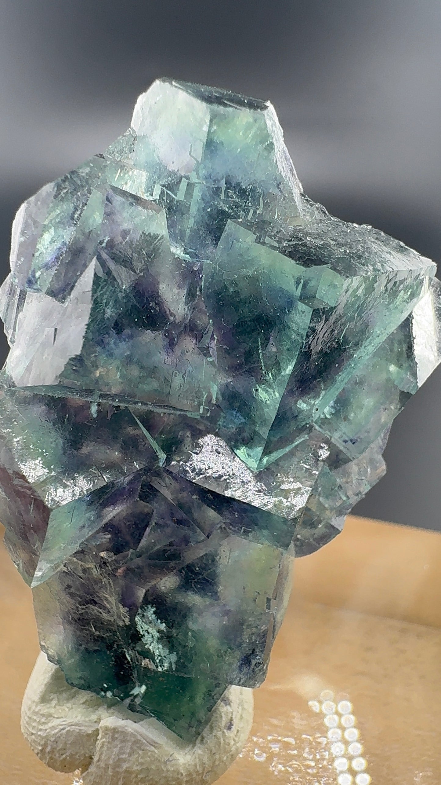 Yindu Green/Purple Fluorite (B21)