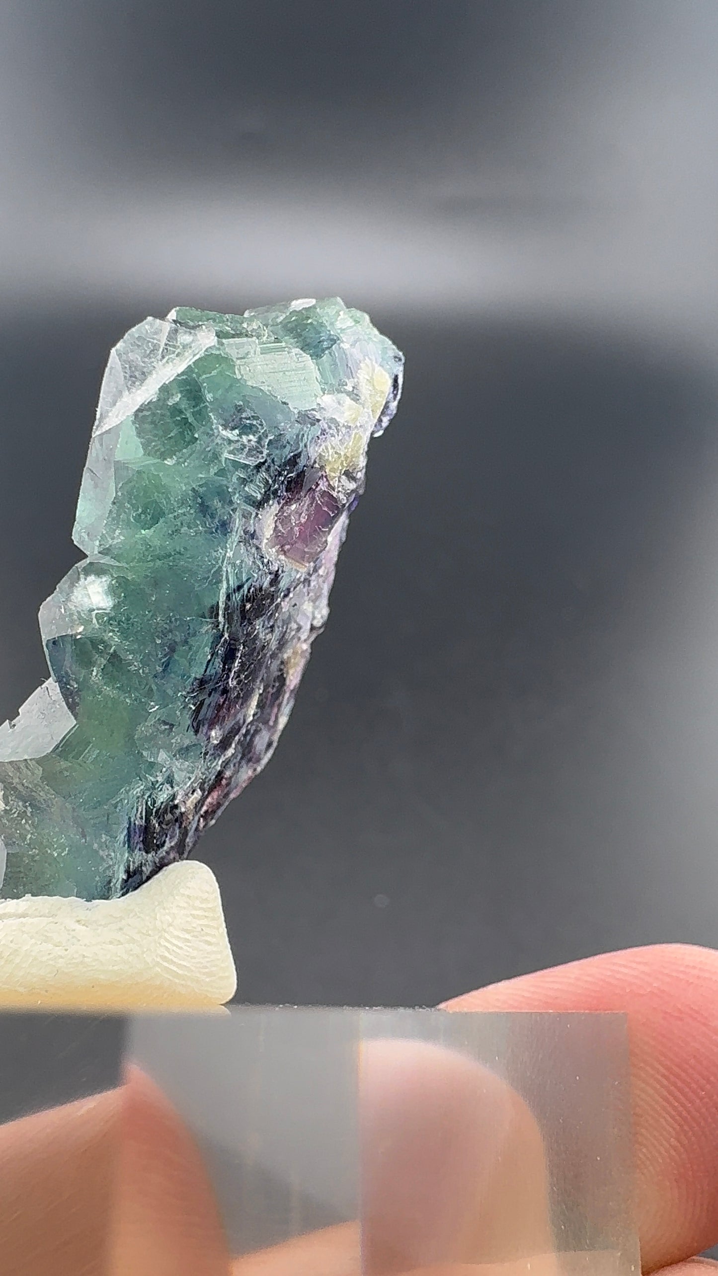 Yindu Green/Purple Fluorite (B21)