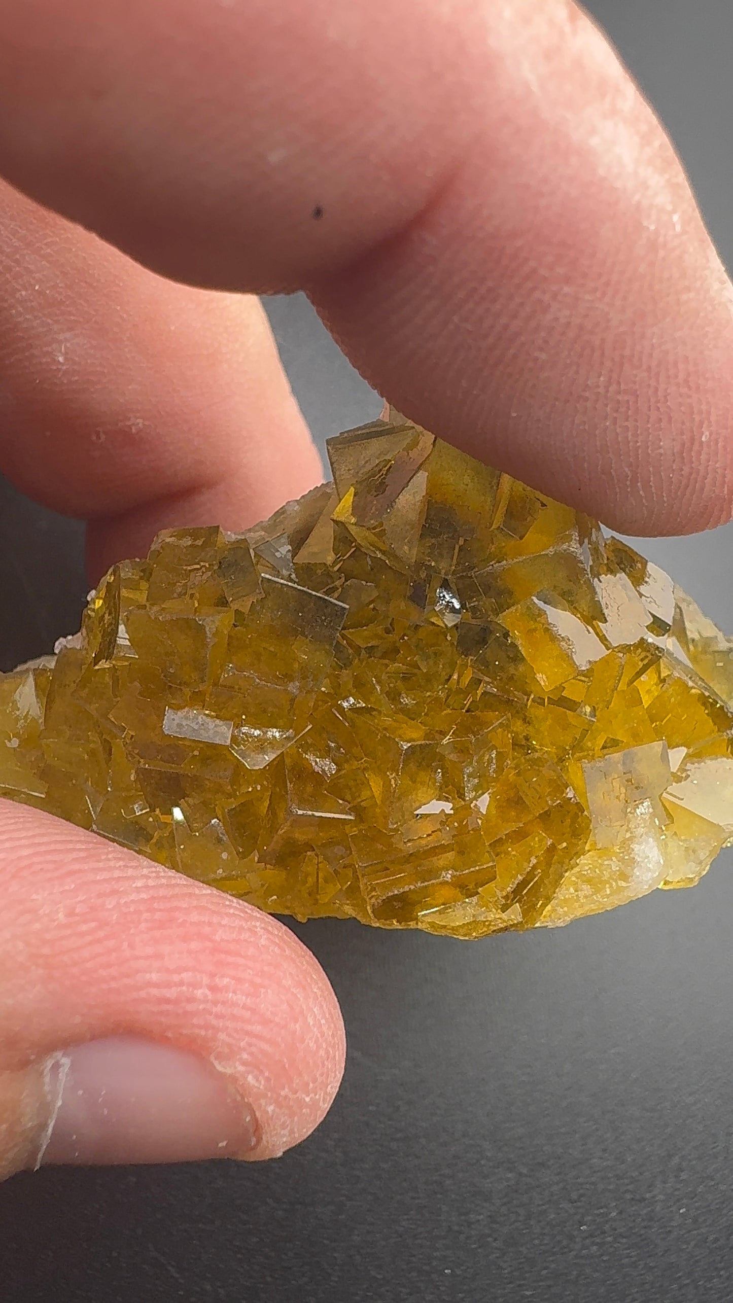 Yellow Fluorite from Spain (SF7)