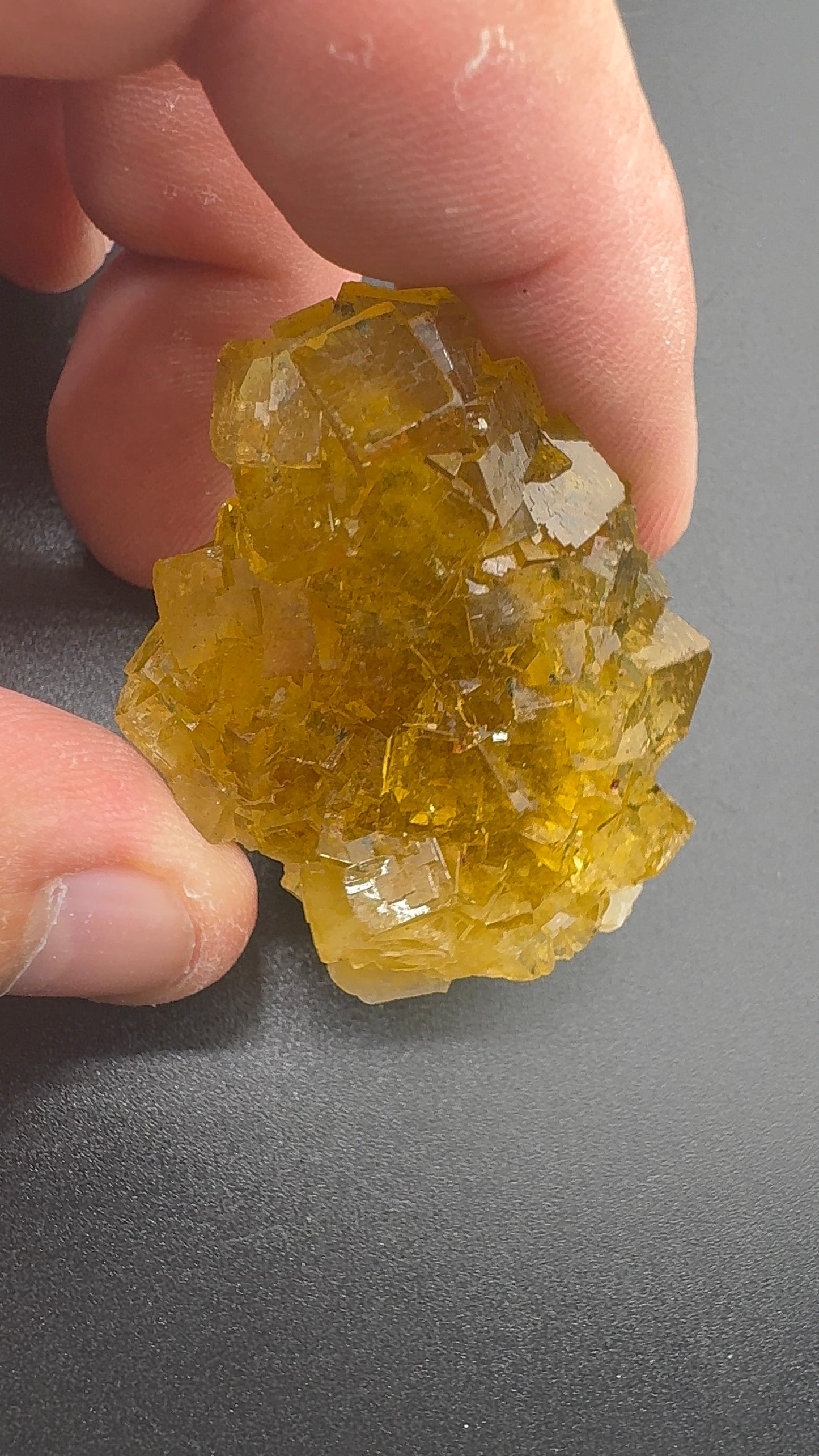 Yellow Fluorite from Spain (SF9)