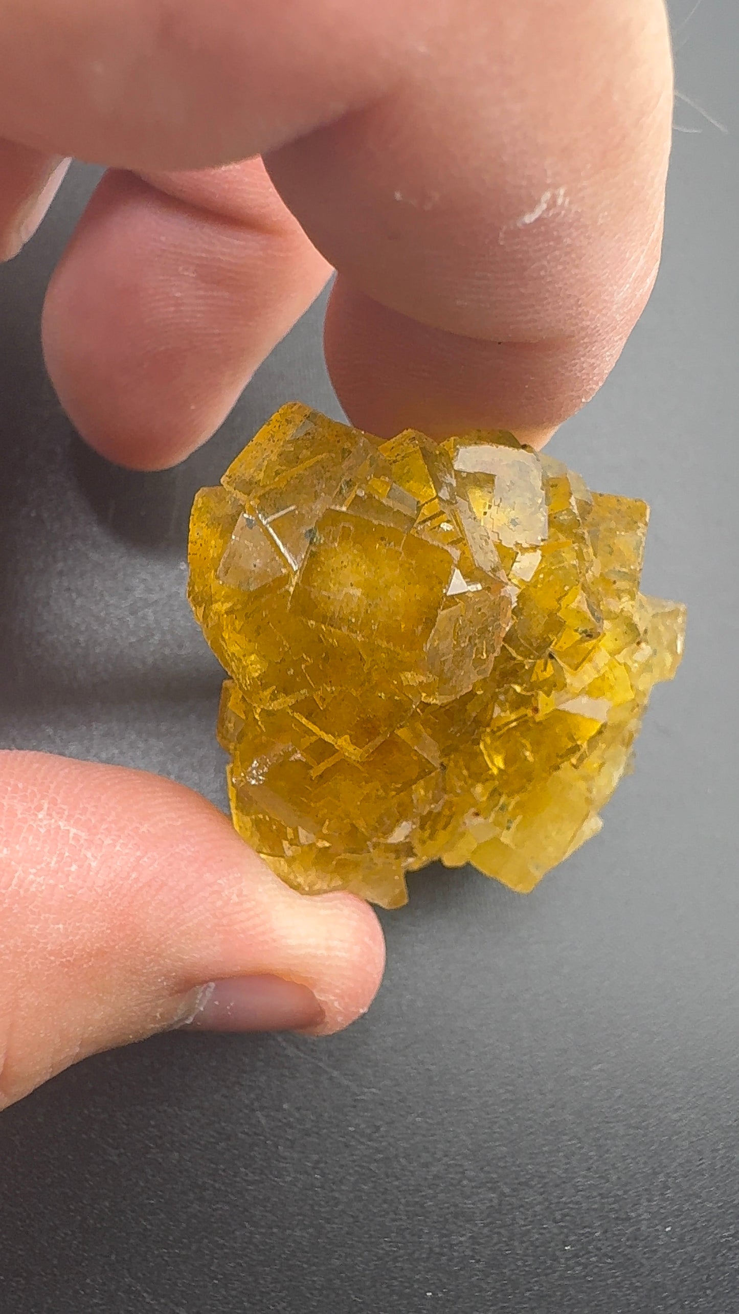 Yellow Fluorite from Spain (SF9)