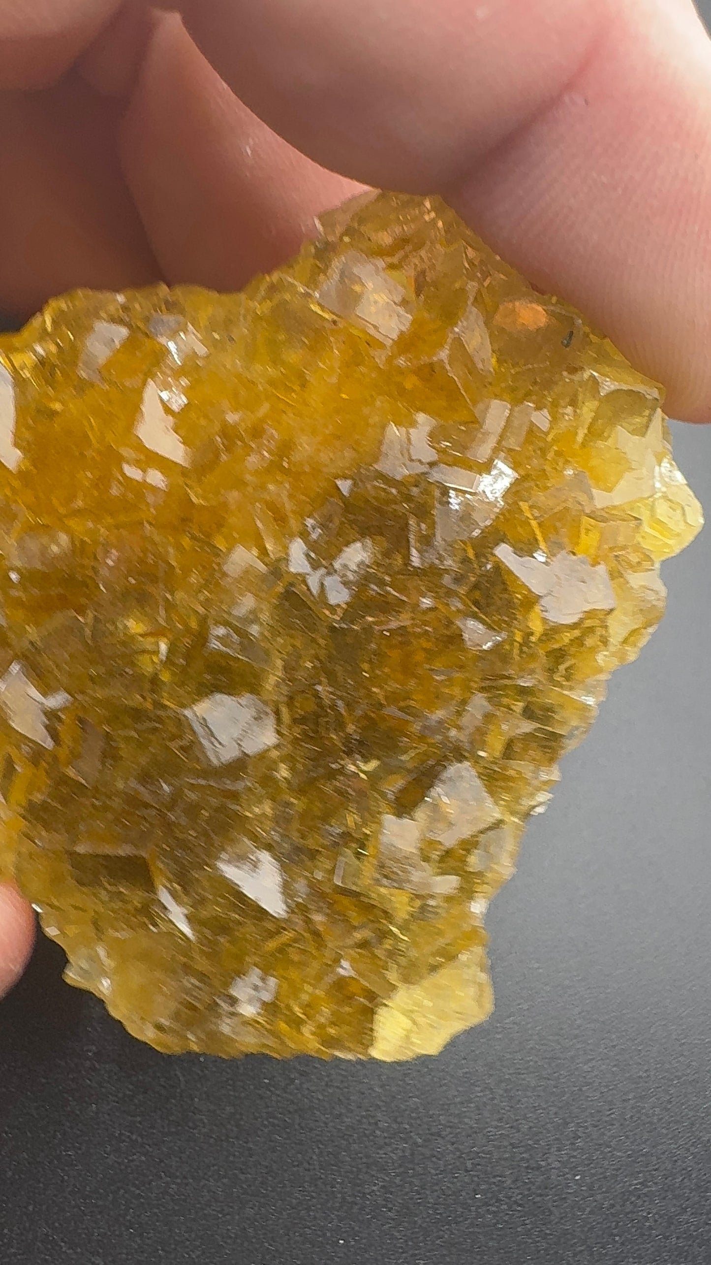 Yellow Fluorite from Spain (SF10)