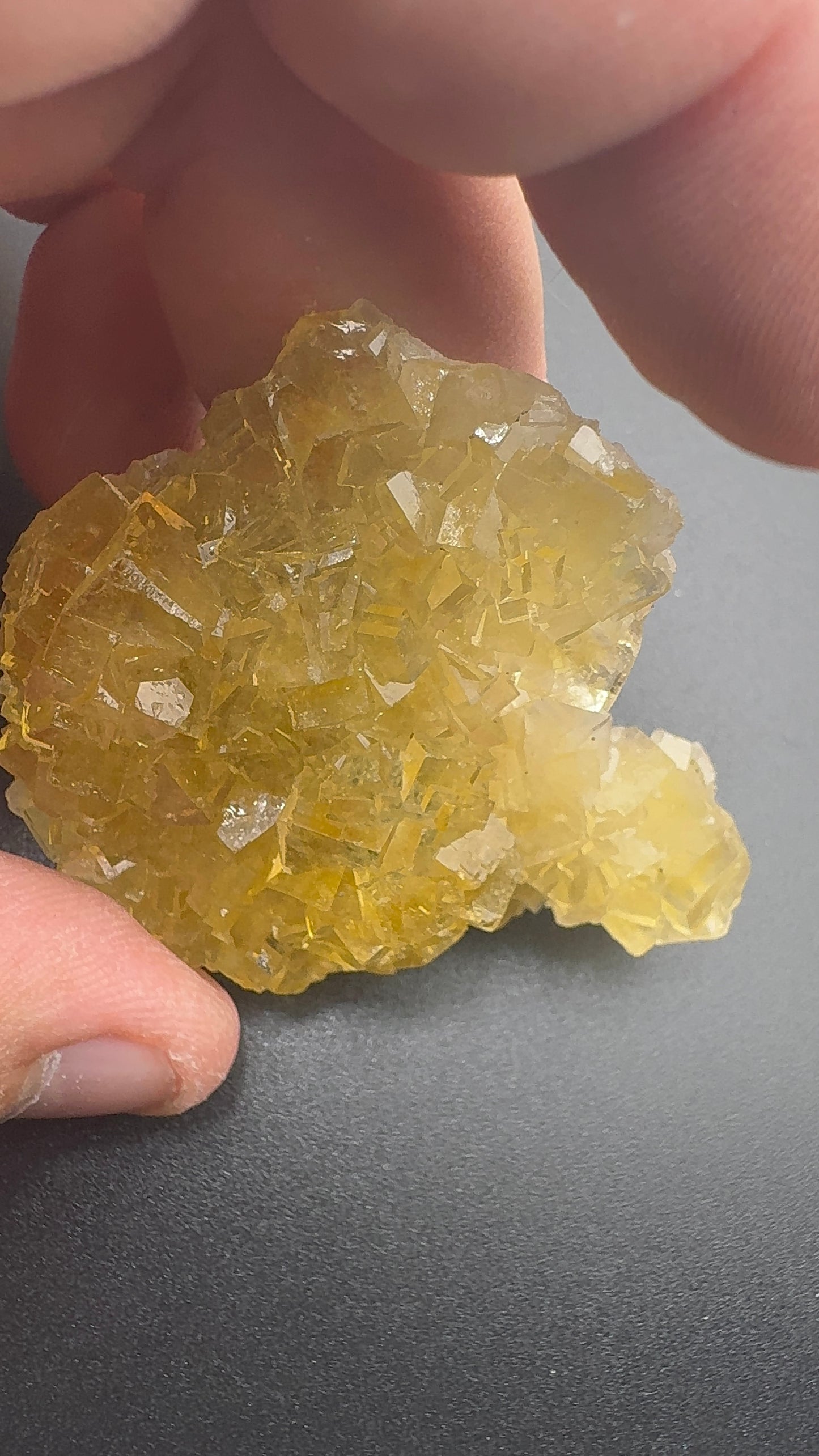 Yellow Fluorite from Spain (SF13)
