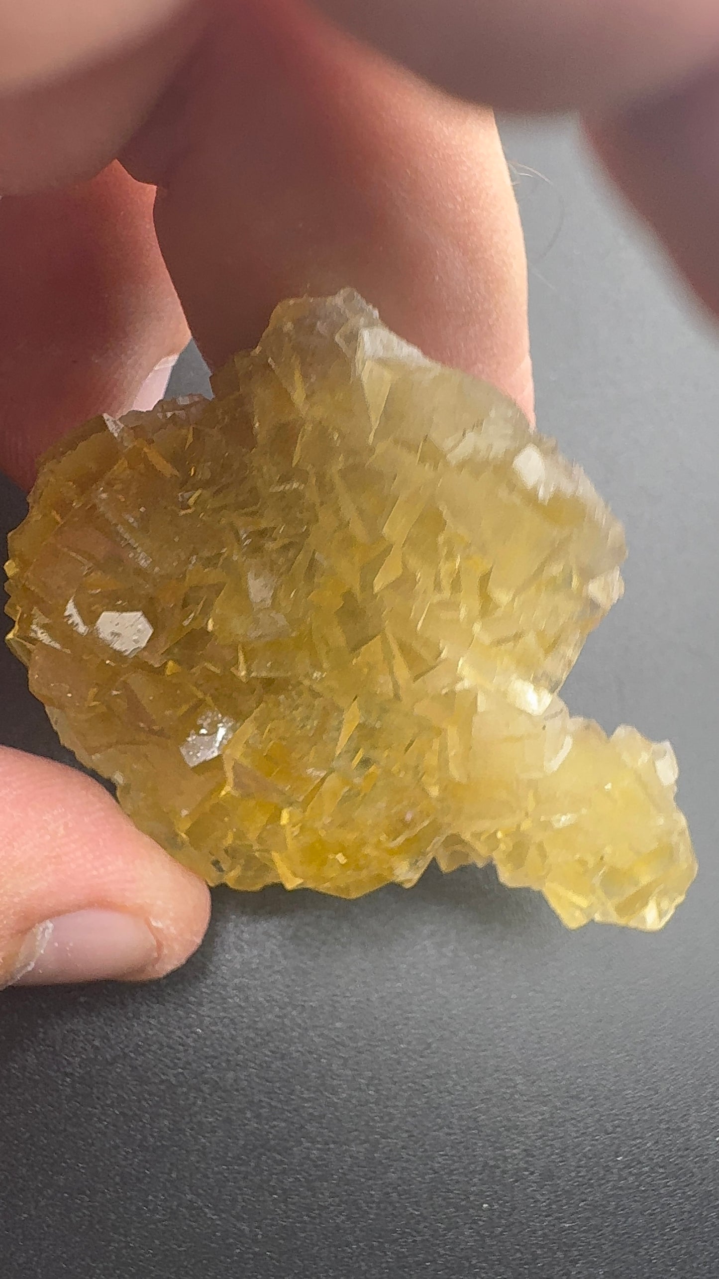 Yellow Fluorite from Spain (SF13)