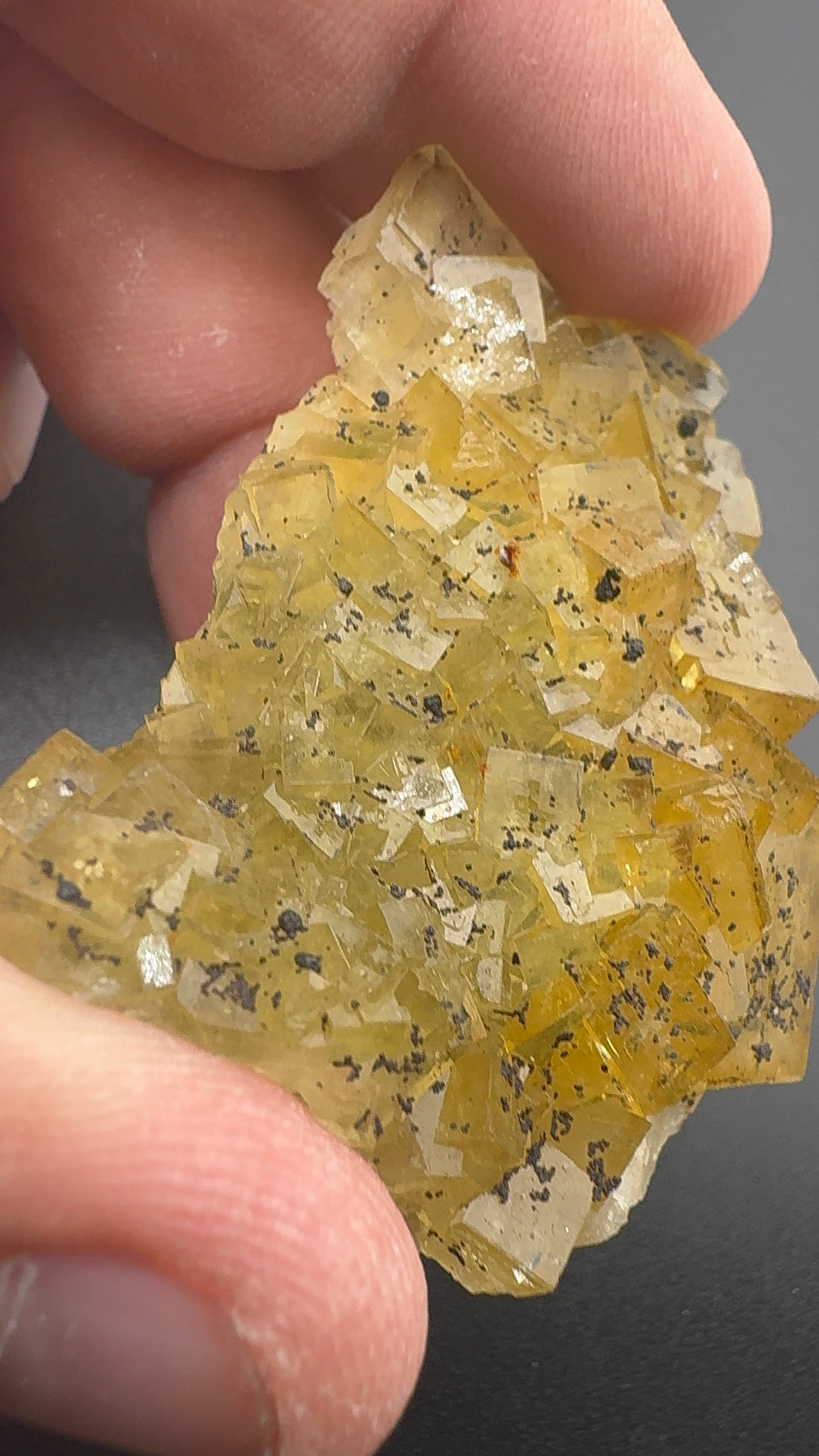 Yellow Fluorite from Spain (SF14)