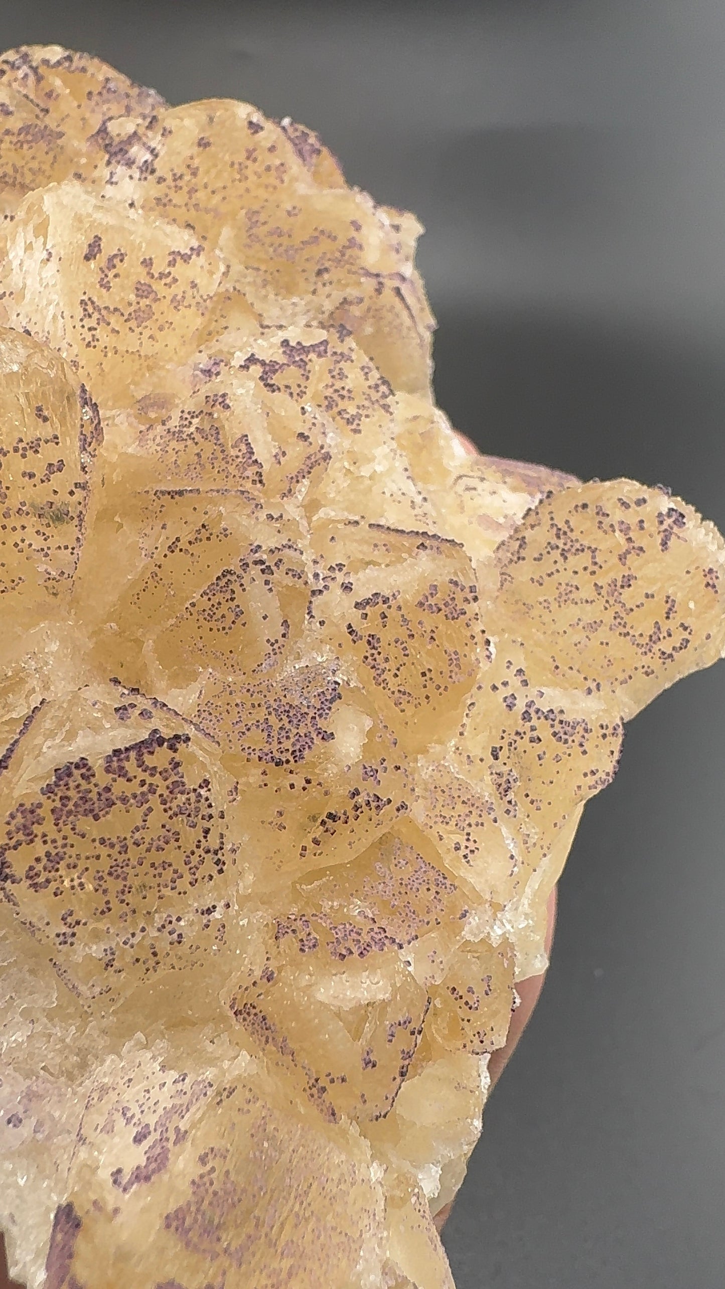 Yttrium Fluorite on Calcite