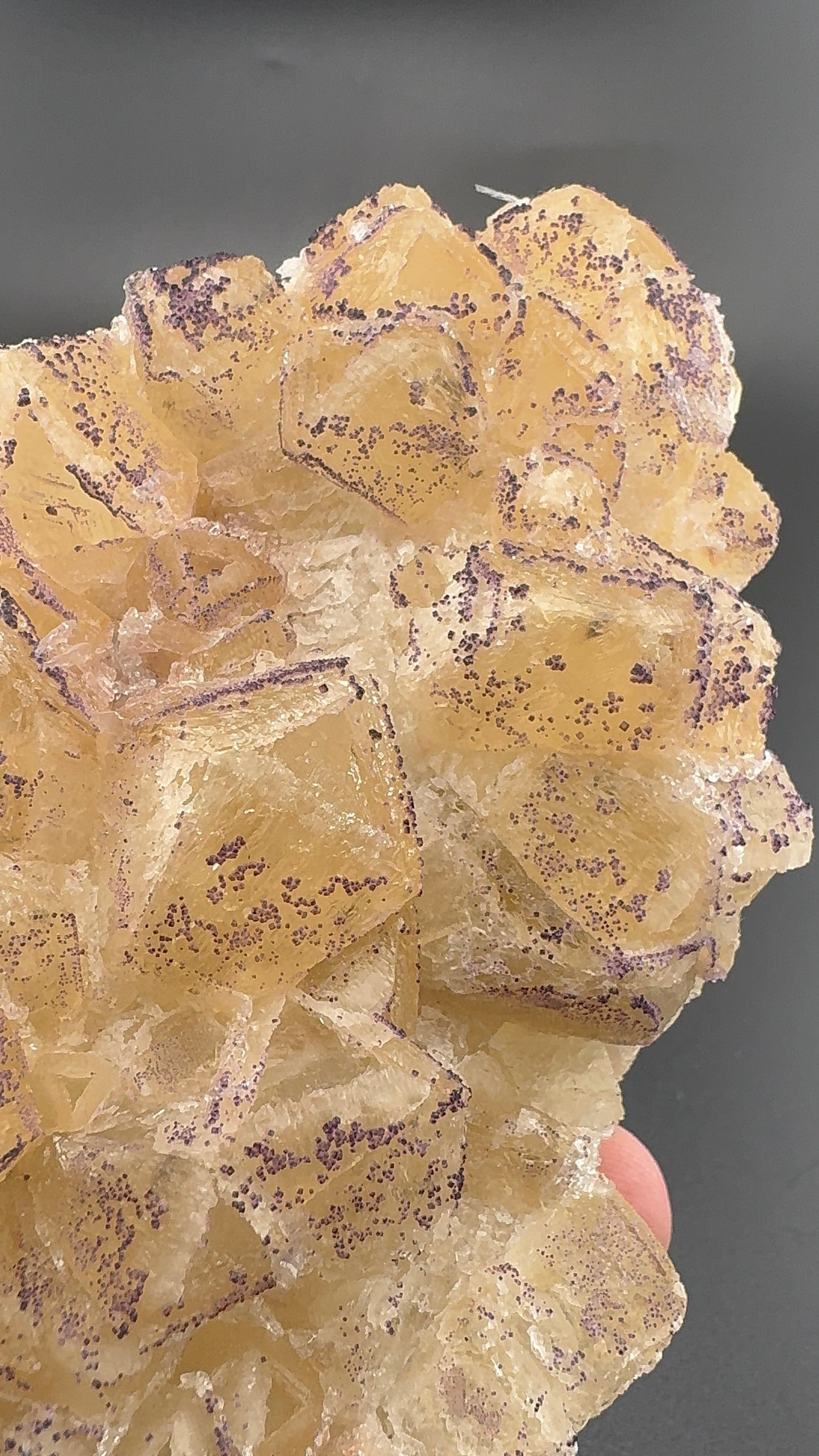 Yttrium Fluorite on Calcite
