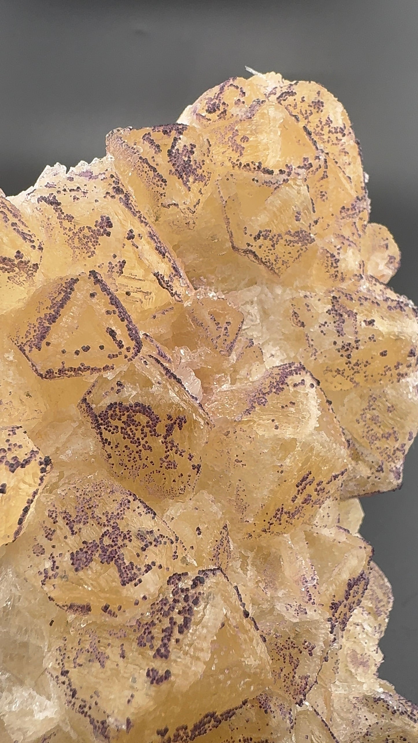 Yttrium Fluorite on Calcite
