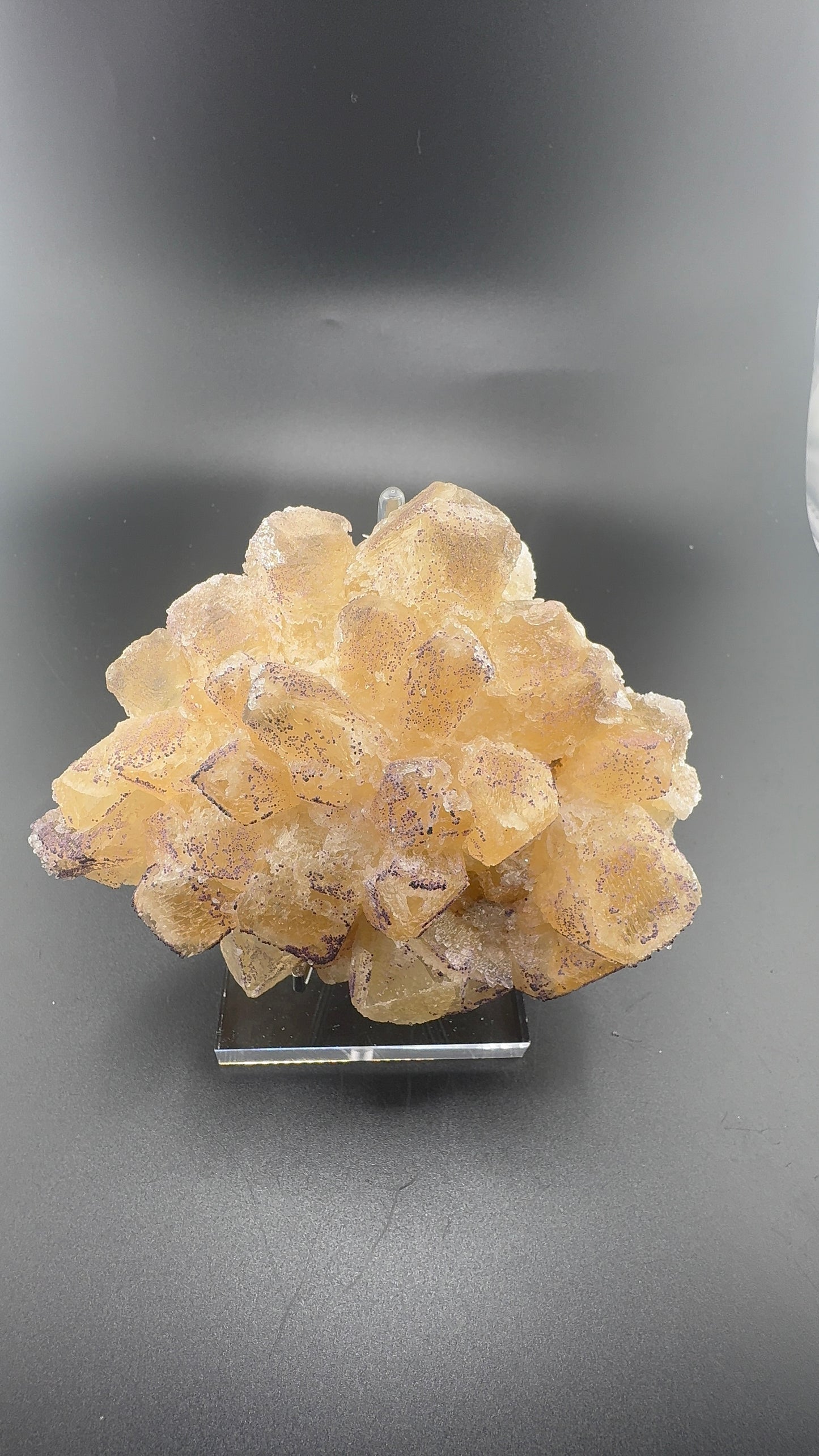 Yttrium Fluorite on Calcite