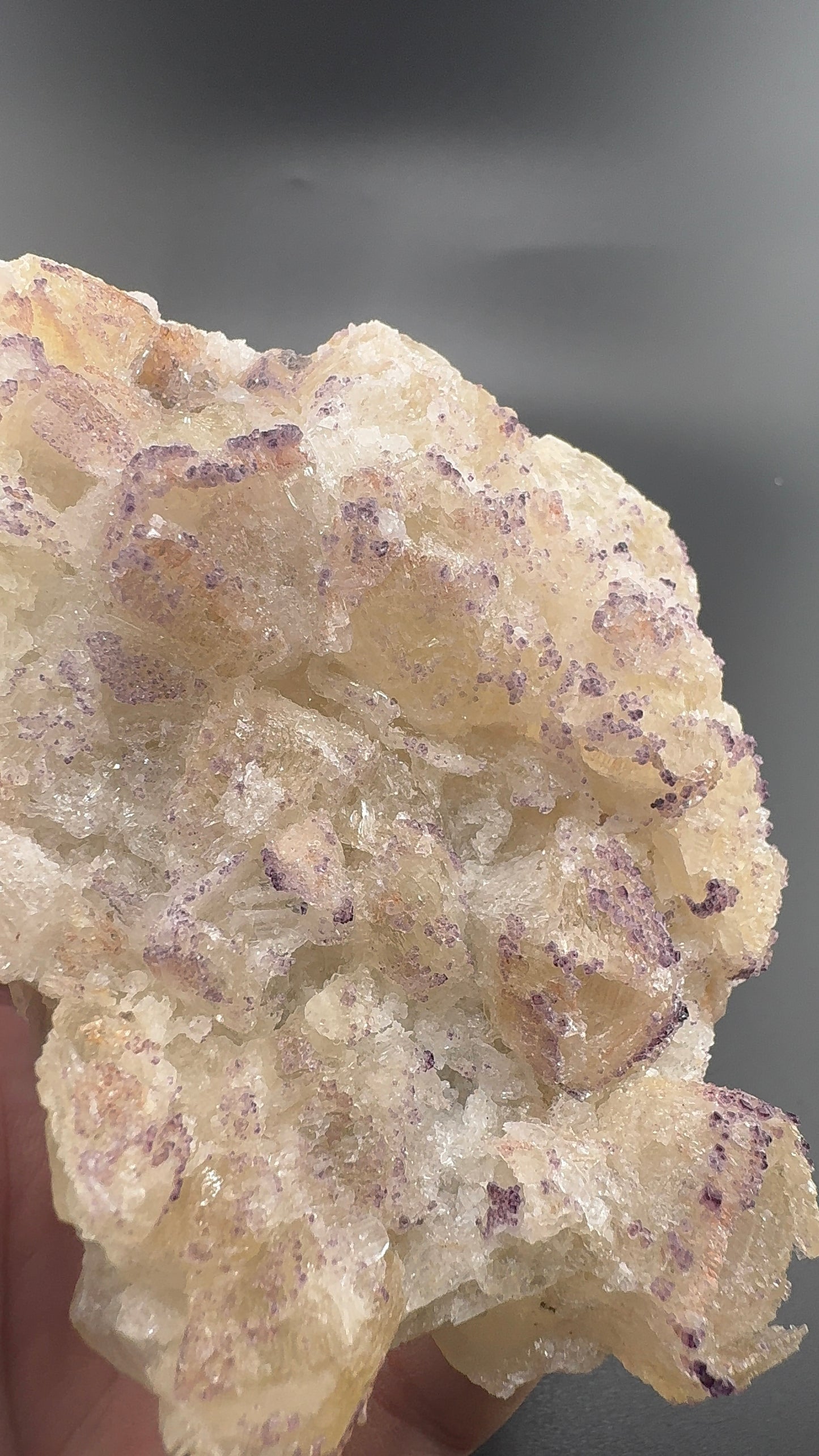 Yttrium Fluorite on Calcite