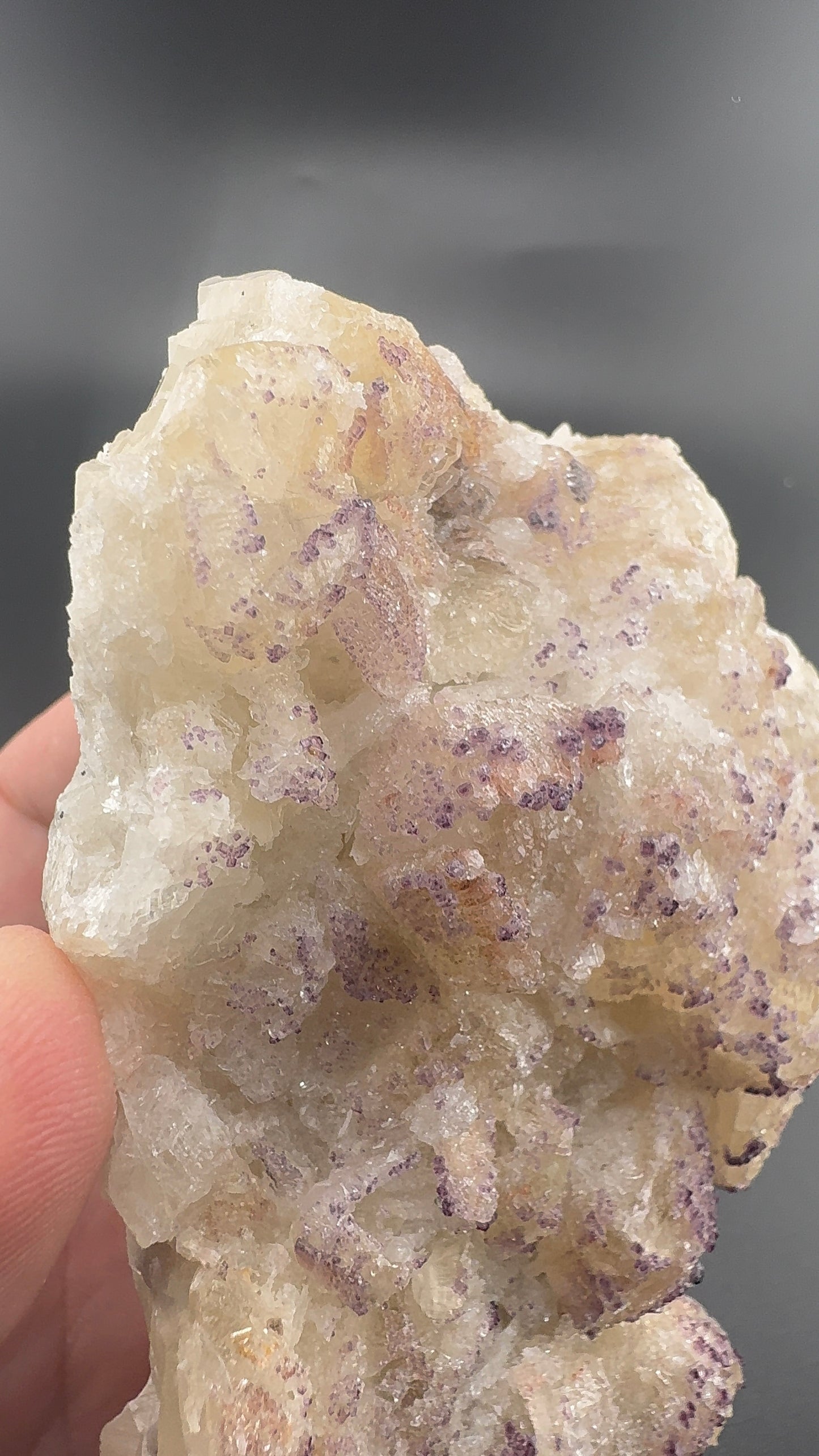 Yttrium Fluorite on Calcite
