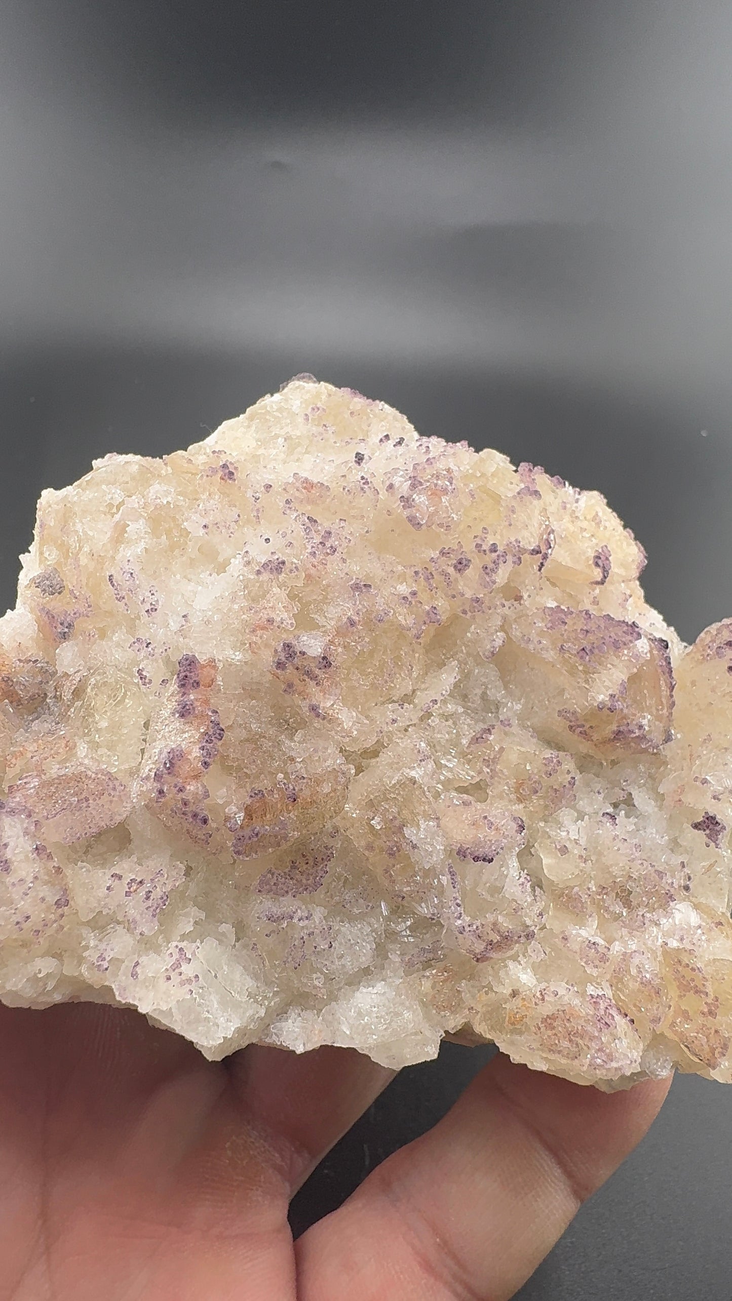 Yttrium Fluorite on Calcite