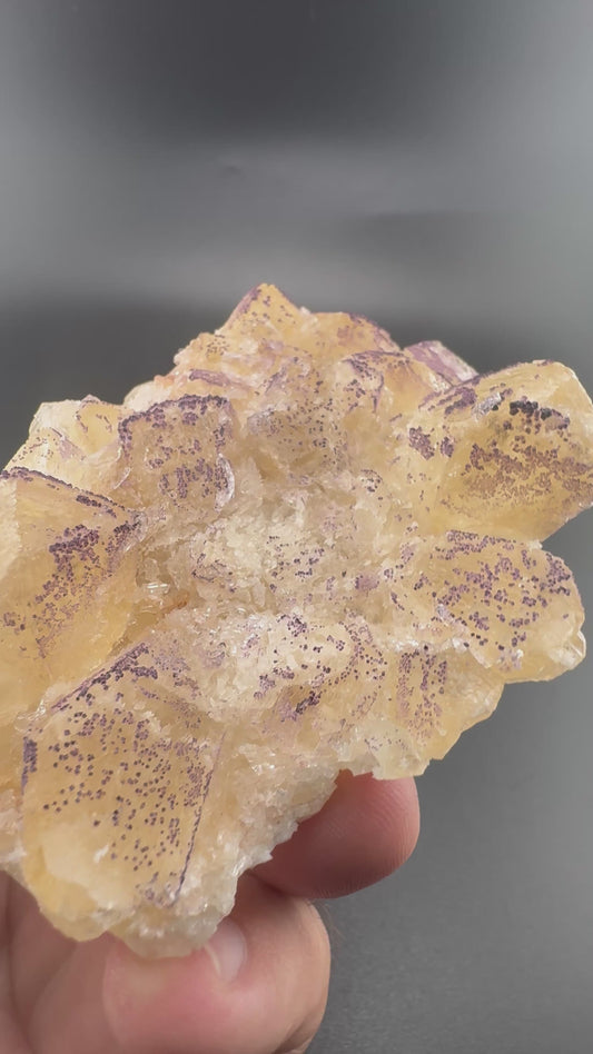 Yttrium Fluorite on Calcite