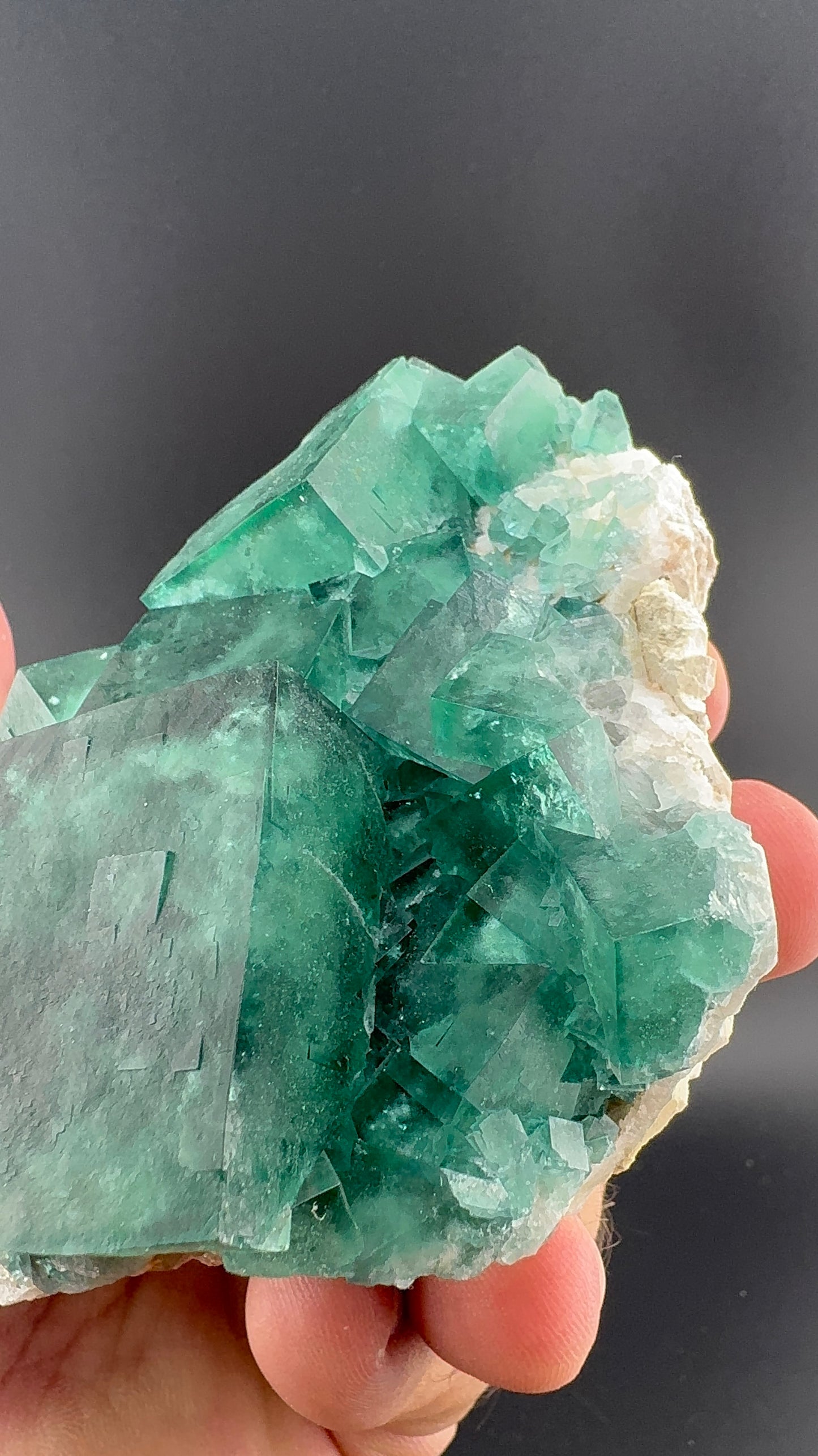 Green Fluorite Matrix from Madagascar (S2)