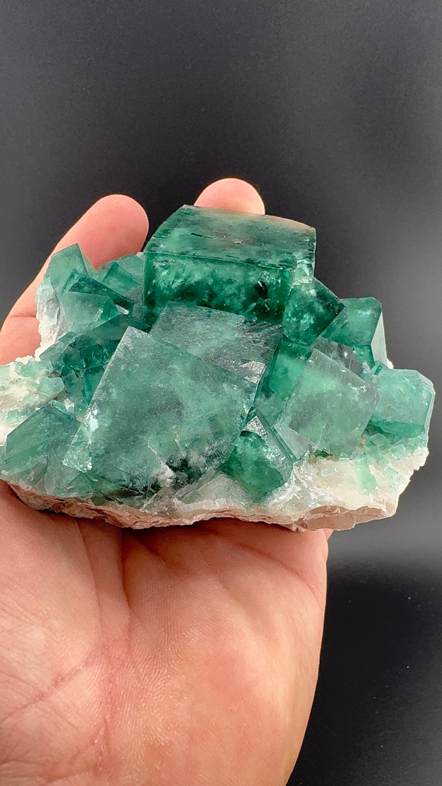 Green Fluorite Matrix from Madagascar (S2)