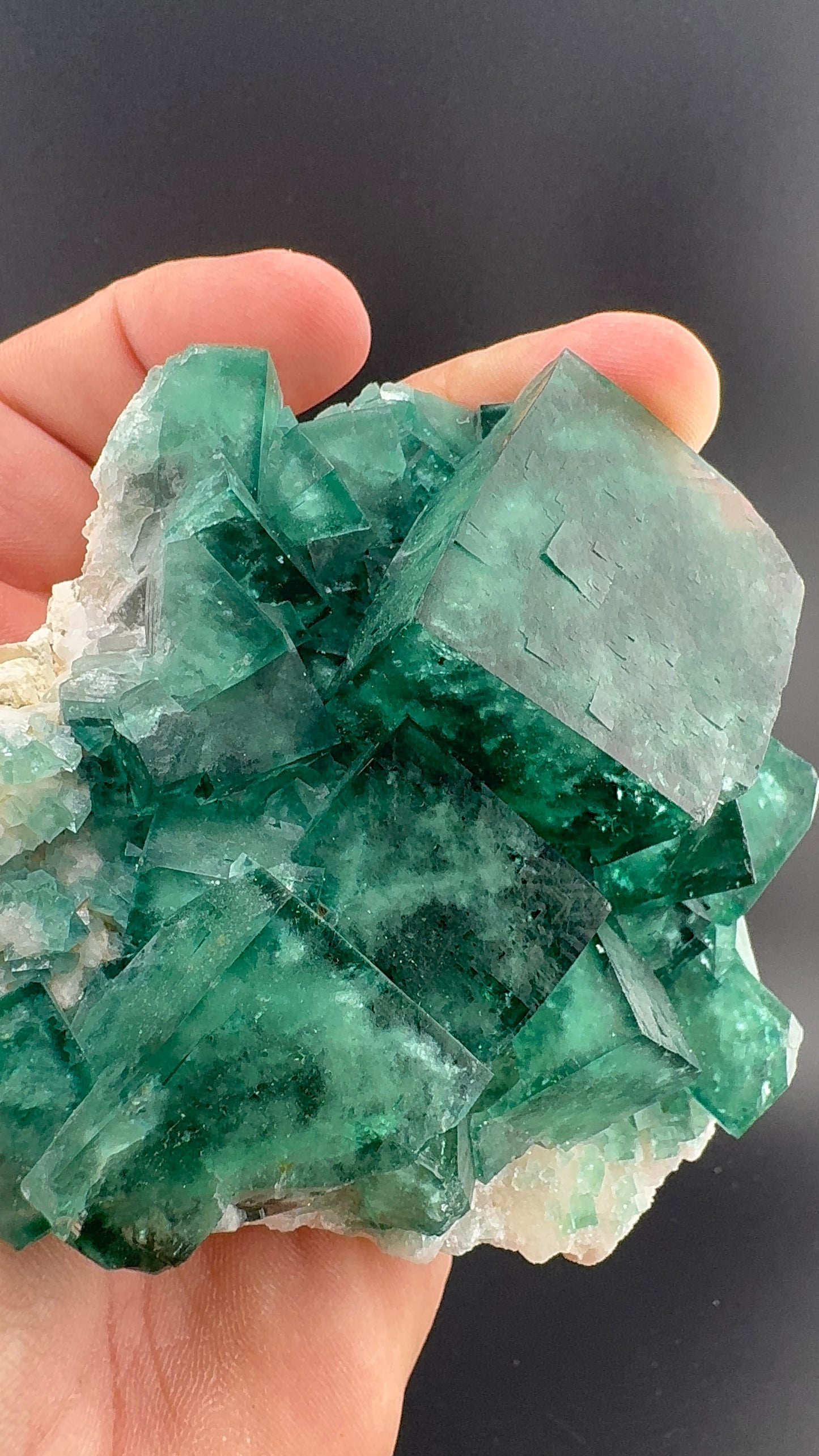 Green Fluorite Matrix from Madagascar (S2)