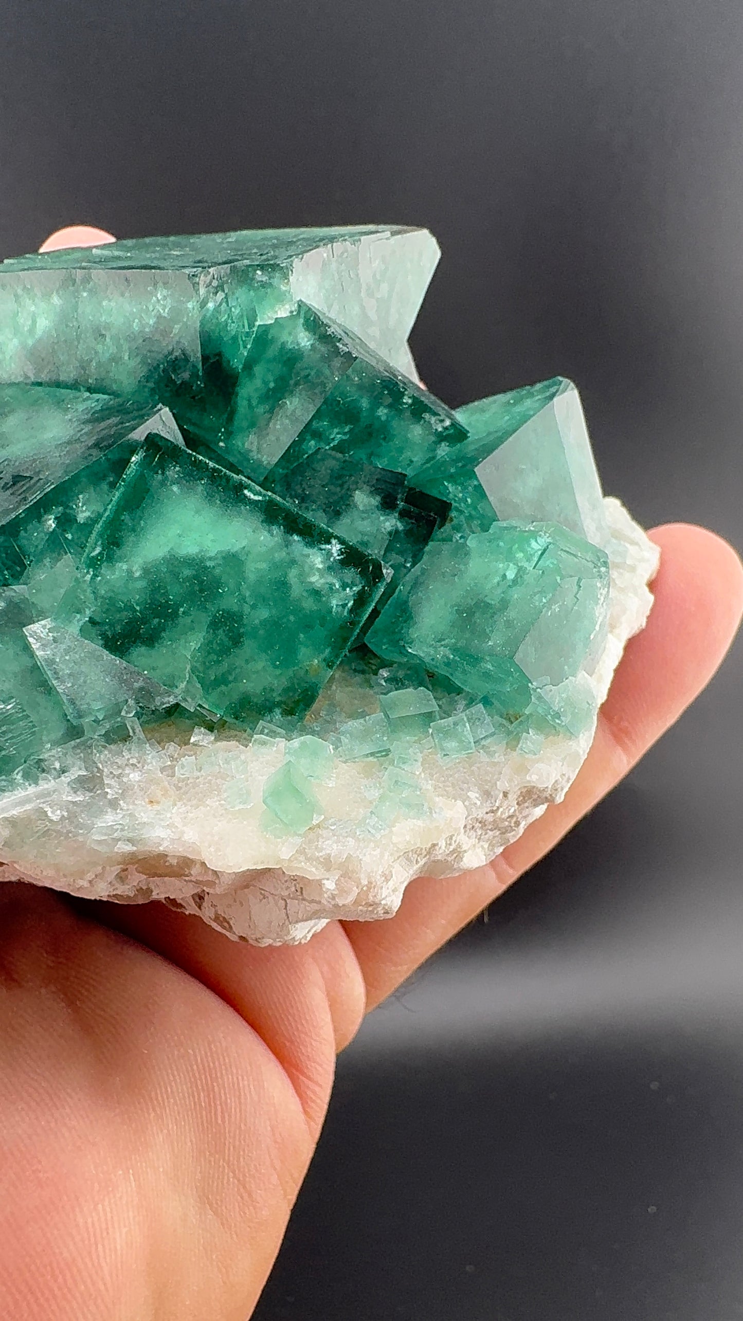 Green Fluorite Matrix from Madagascar (S2)