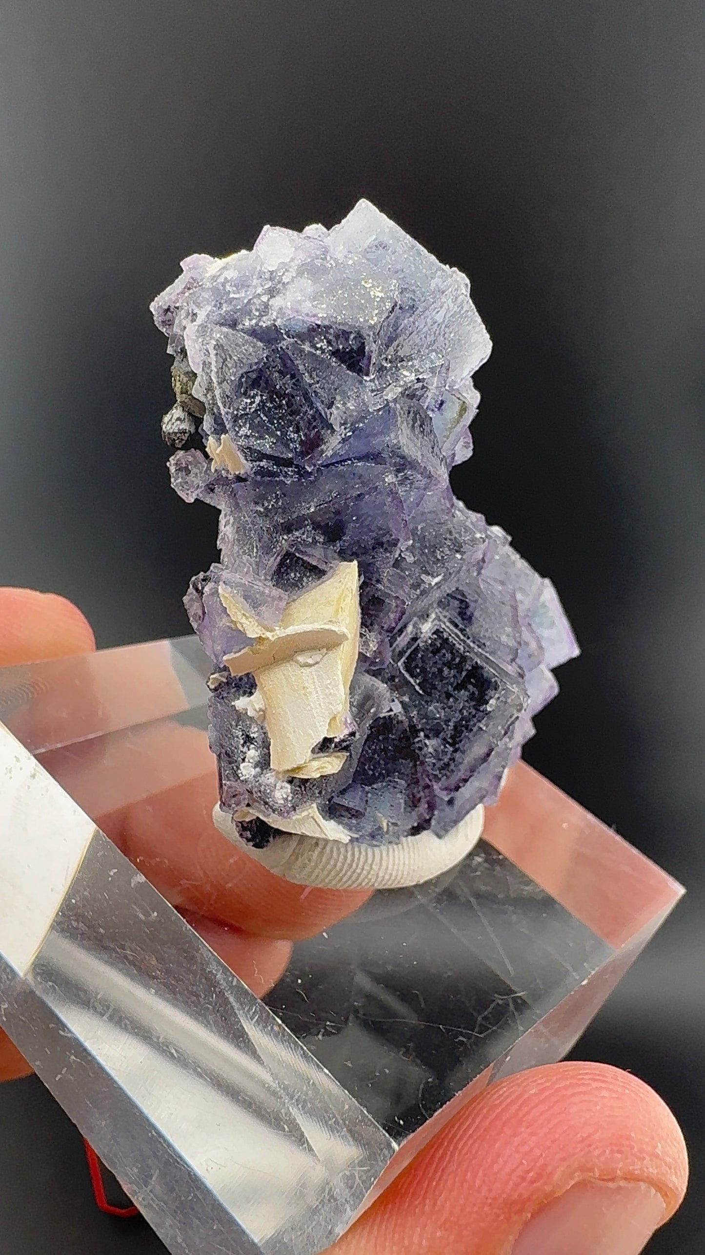 Purple Phantom Fluorite (B2)
