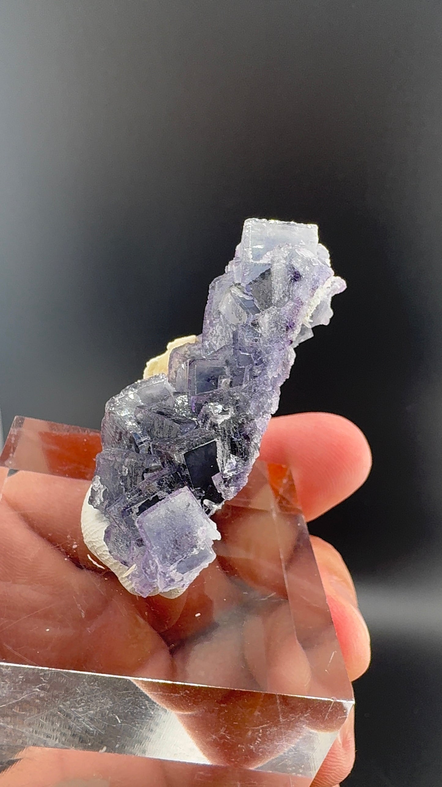 Purple Phantom Fluorite (B2)