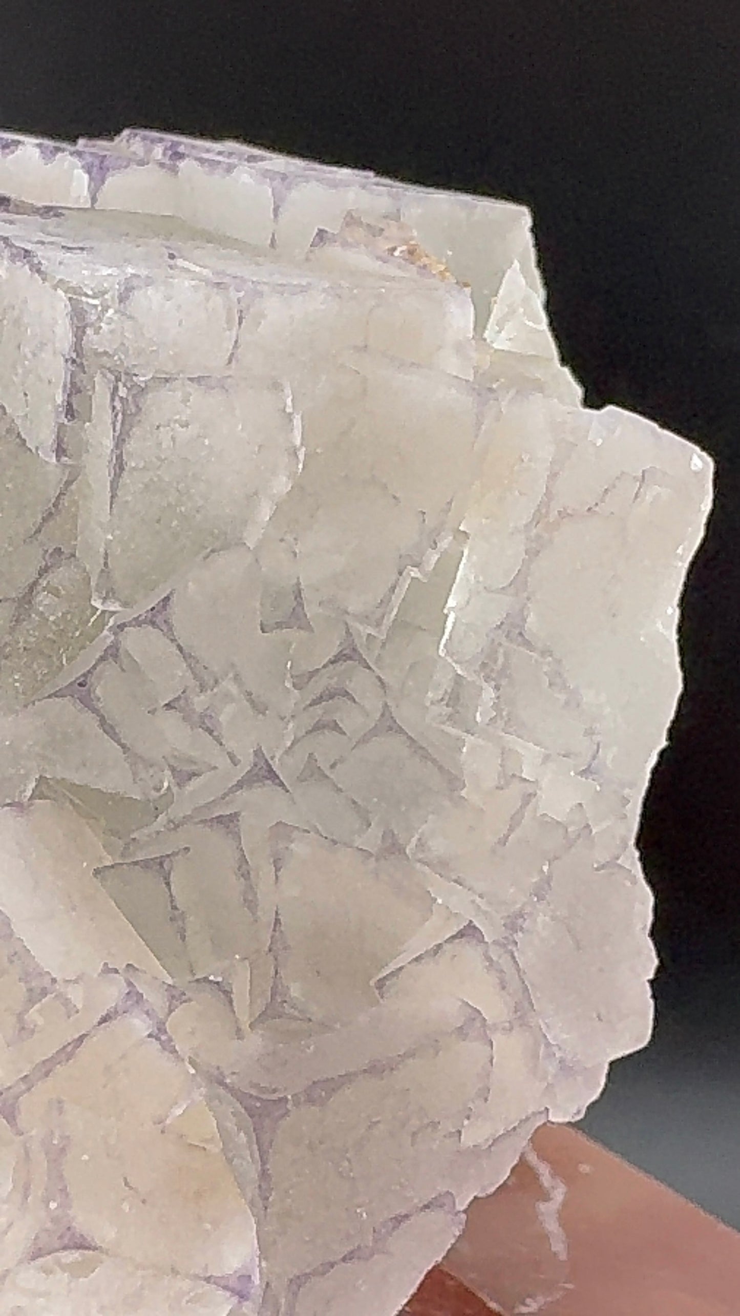 Purple QR Code Fluorite (B10)