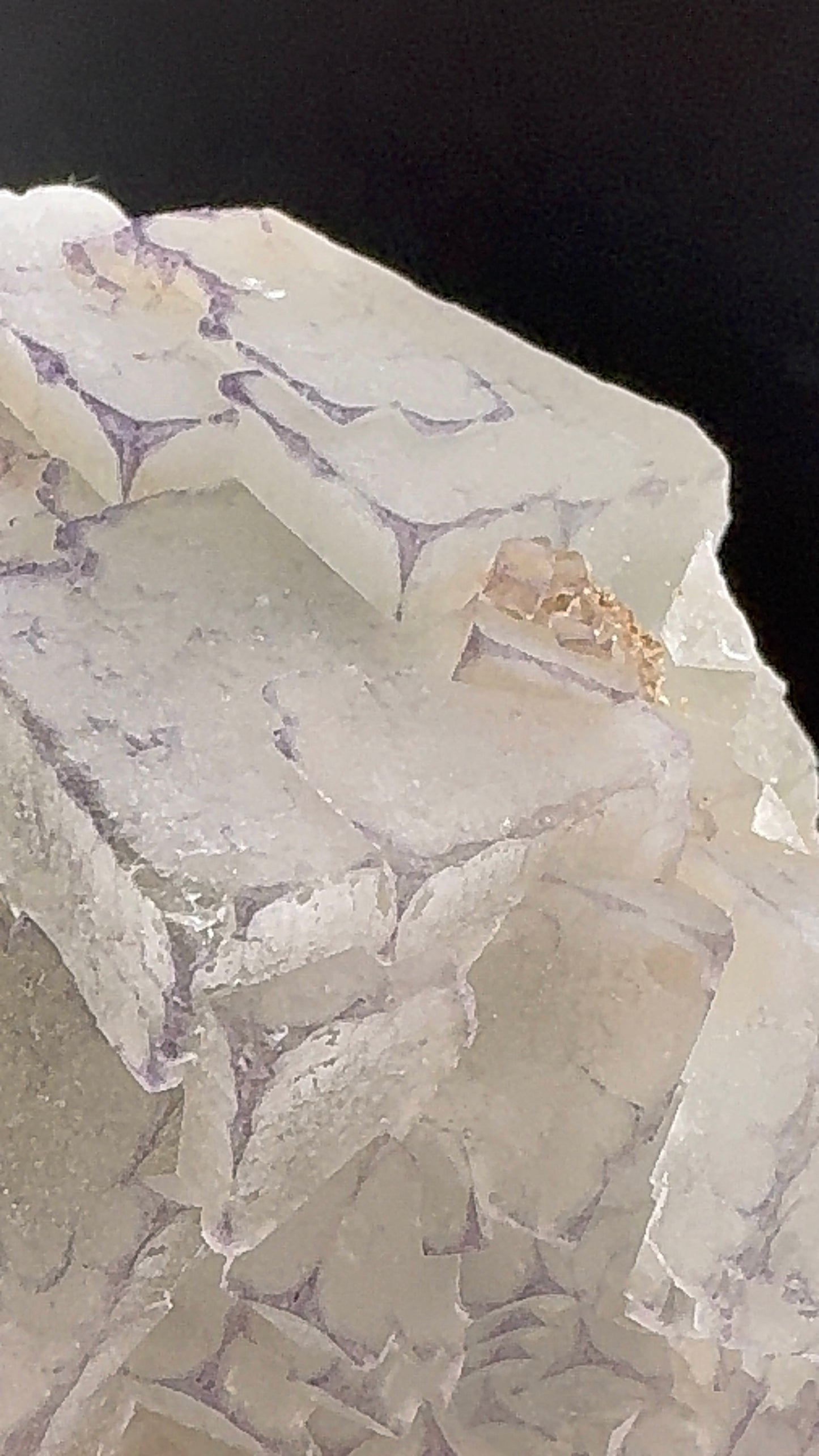 Purple QR Code Fluorite (B10)