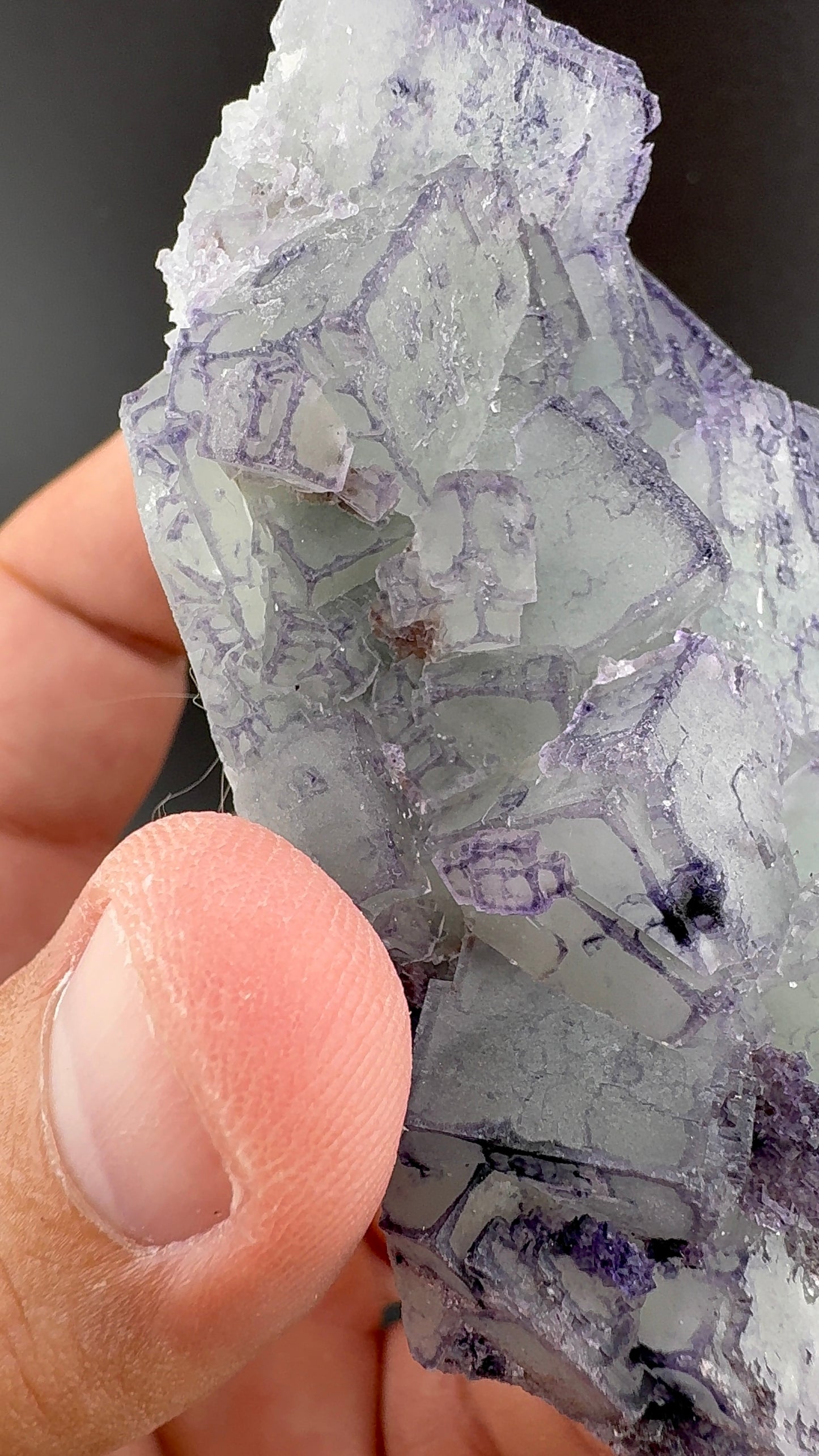 Blueish Green QR Code Fluorite from Guizhou (S9)