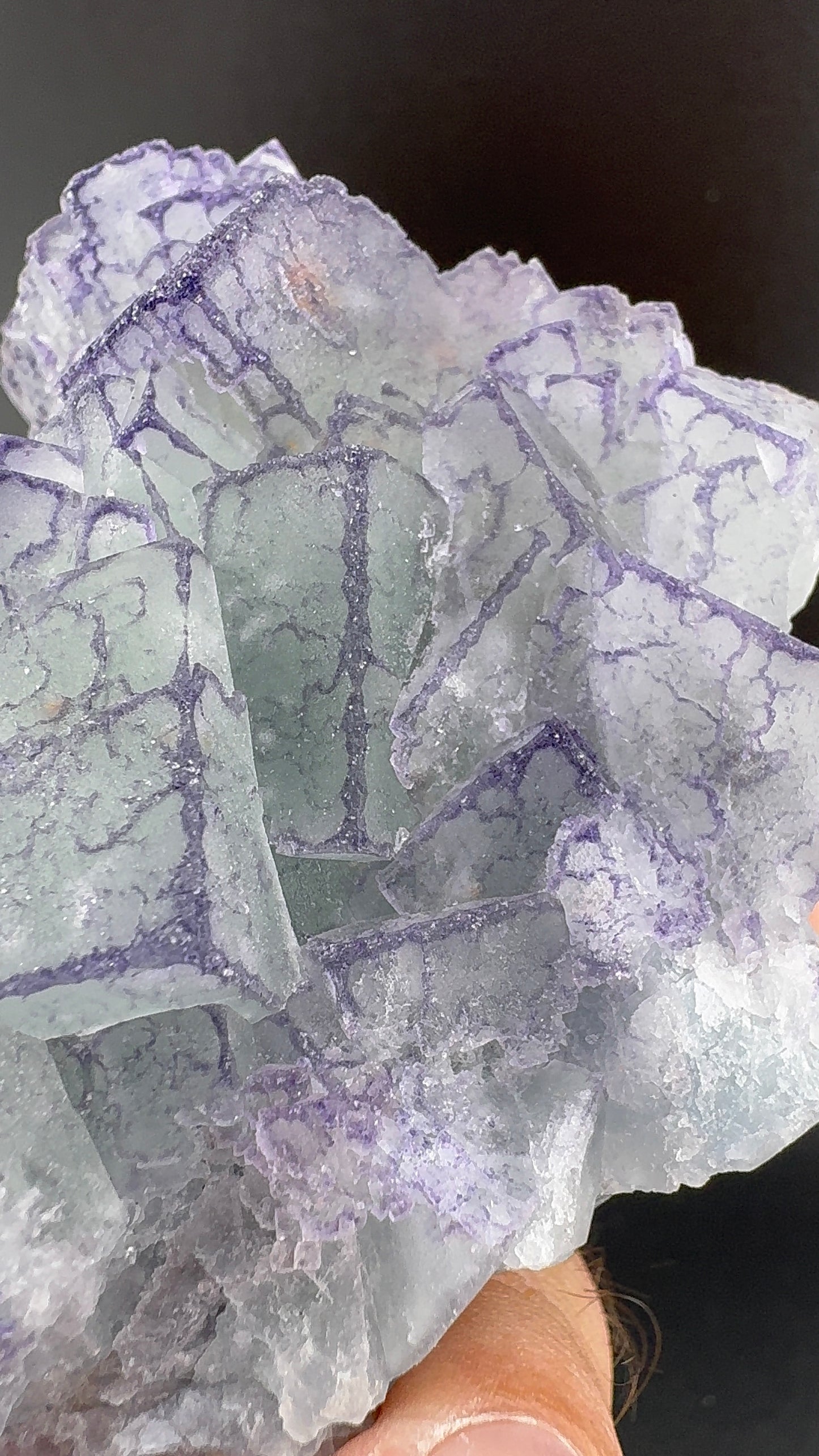 Blueish Green QR Code Fluorite from Guizhou (S9)