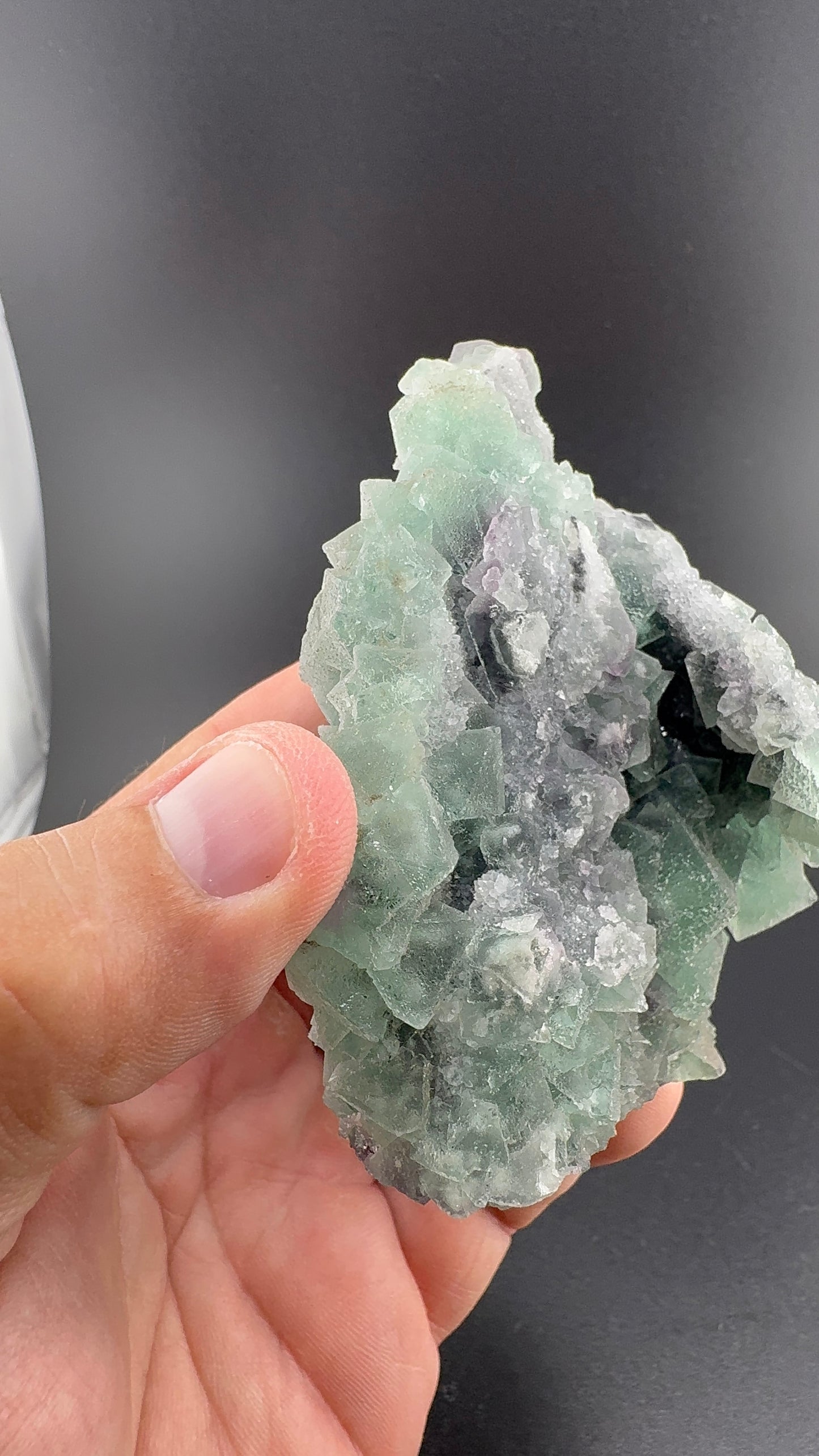 Sugar Green Fluorite from Zhejiang (S12)