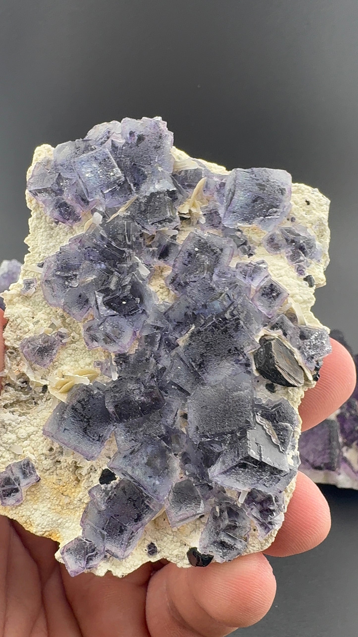 Purple Phantom Fluorite Formation( S14)