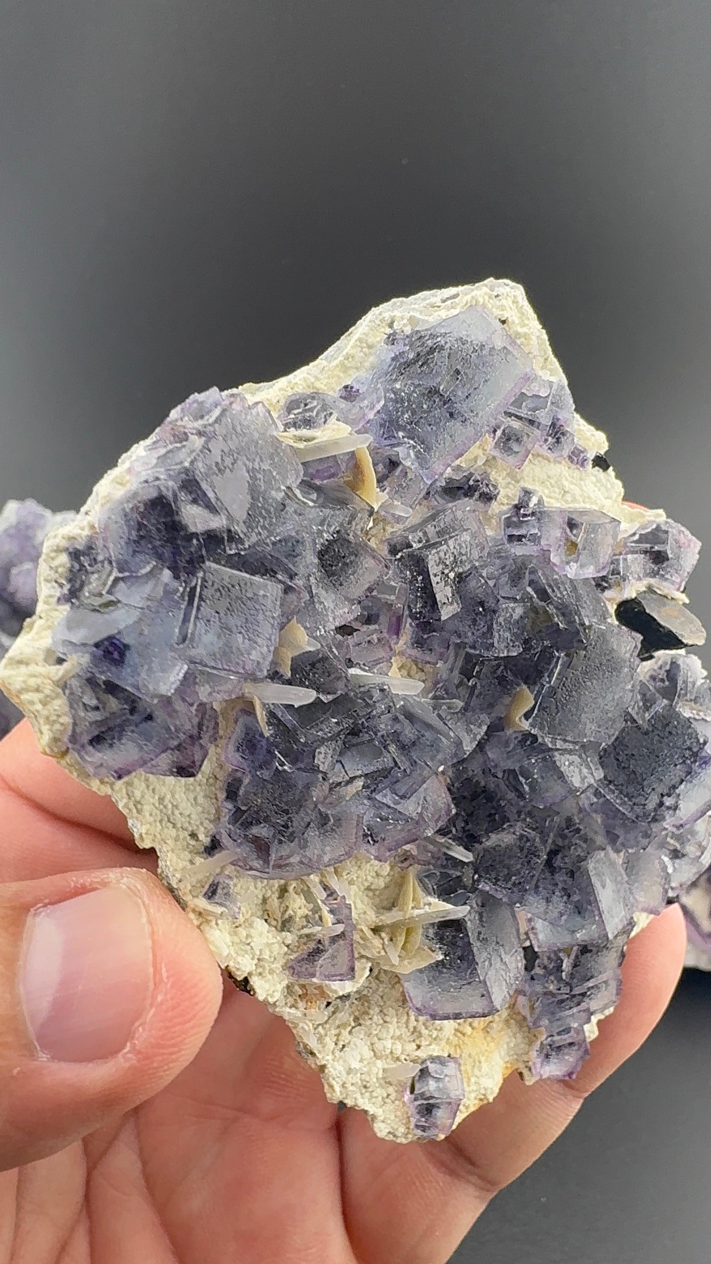 Purple Phantom Fluorite Formation( S14)