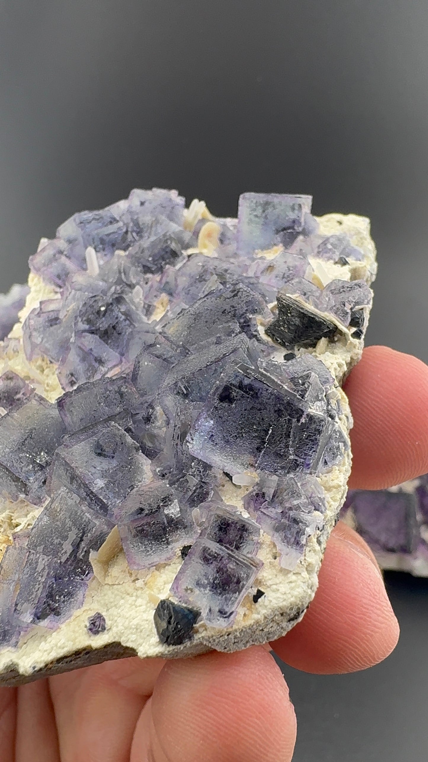 Purple Phantom Fluorite Formation( S14)