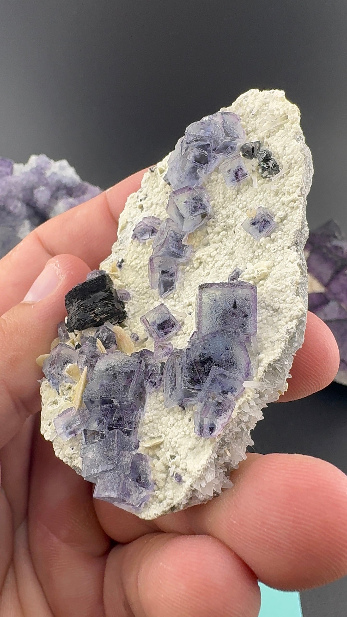 Purple Phantom Fluorite Formation (S13)