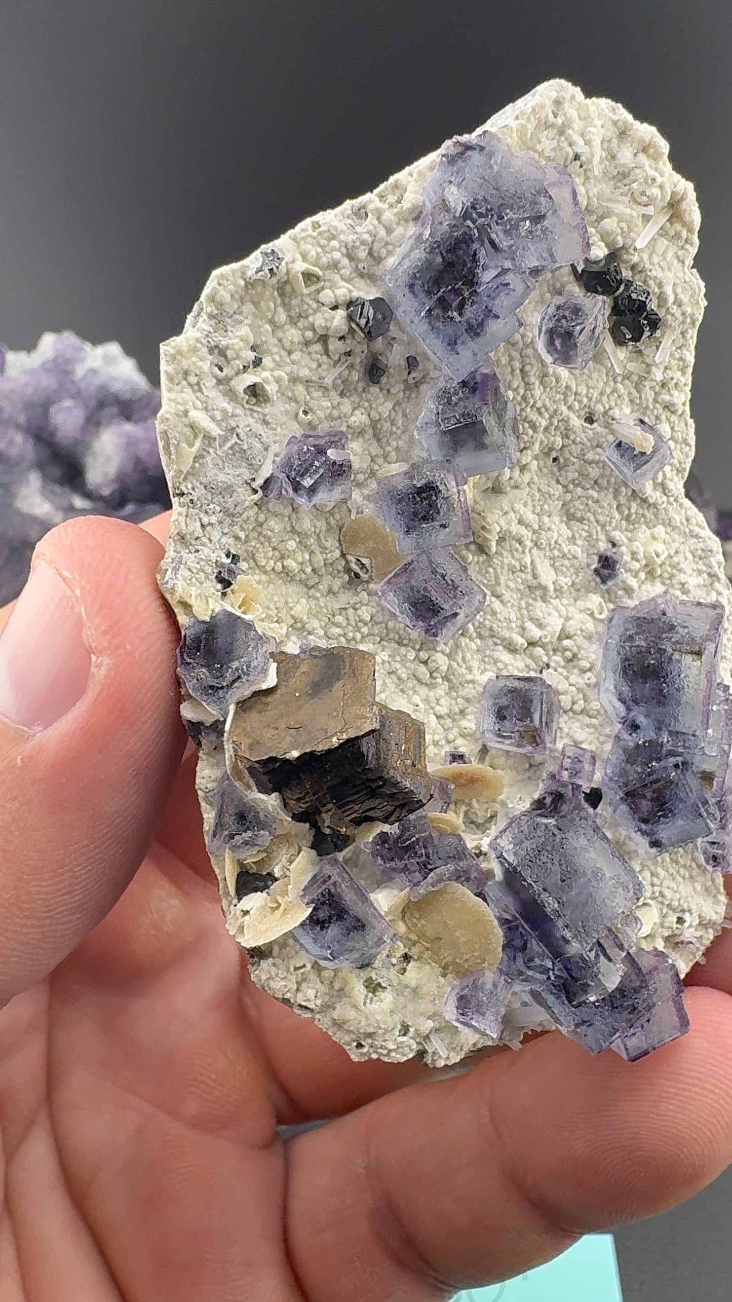Purple Phantom Fluorite Formation (S13)