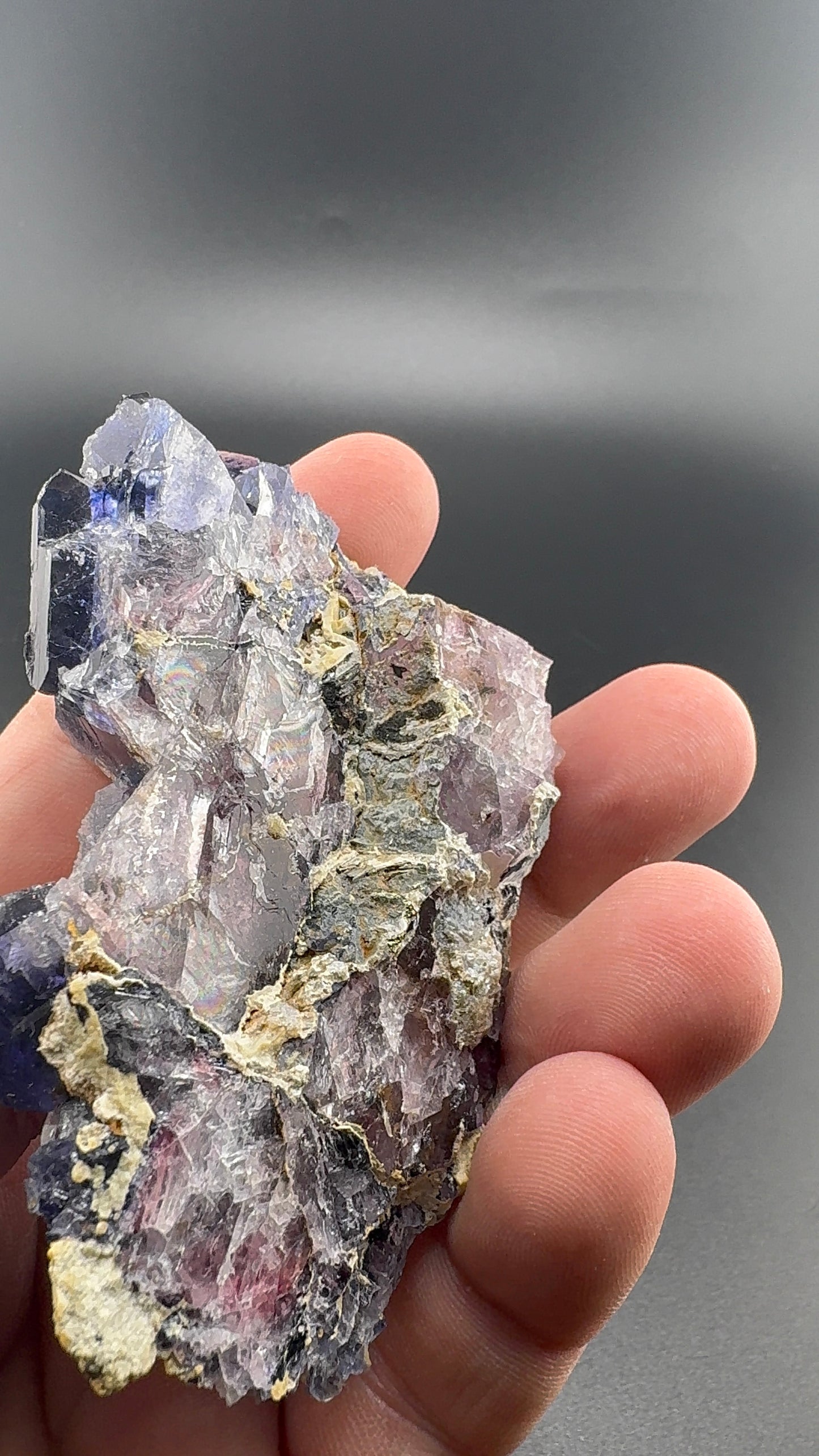 Yindu Purple Fluorite Formation (S32)