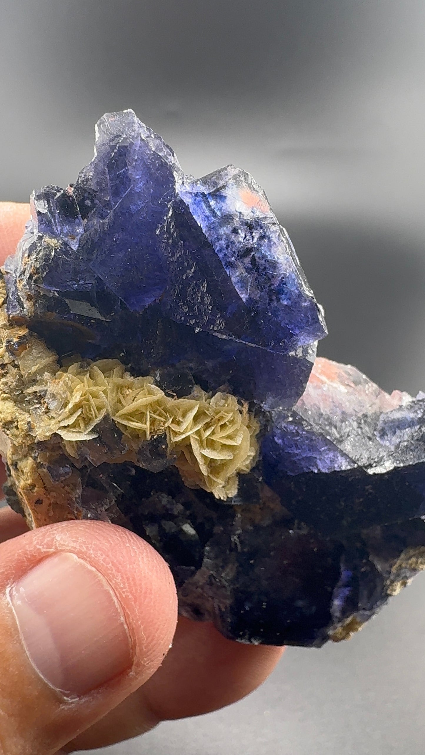 Yindu Purple Fluorite Formation (S32)