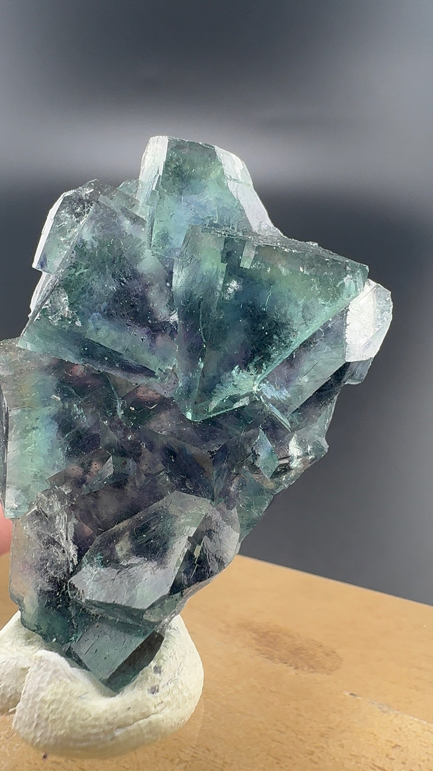 Yindu Green/Purple Fluorite (B21)