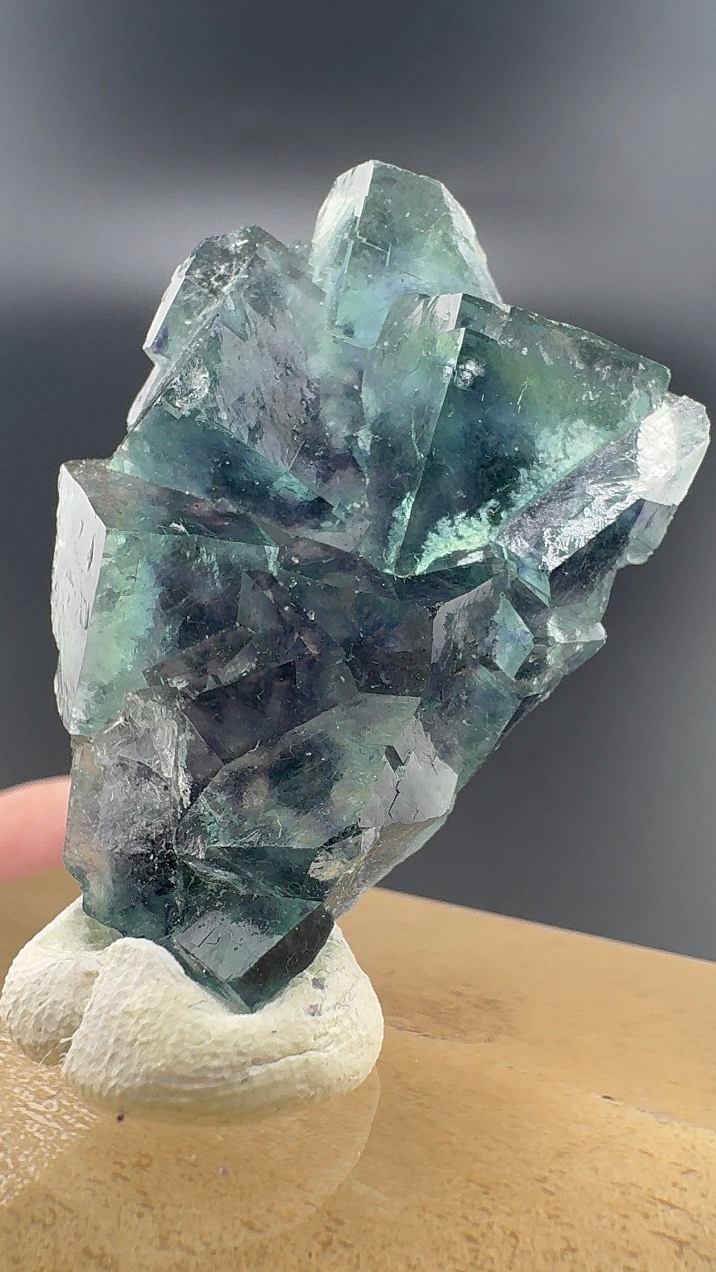 Yindu Green/Purple Fluorite (B21)