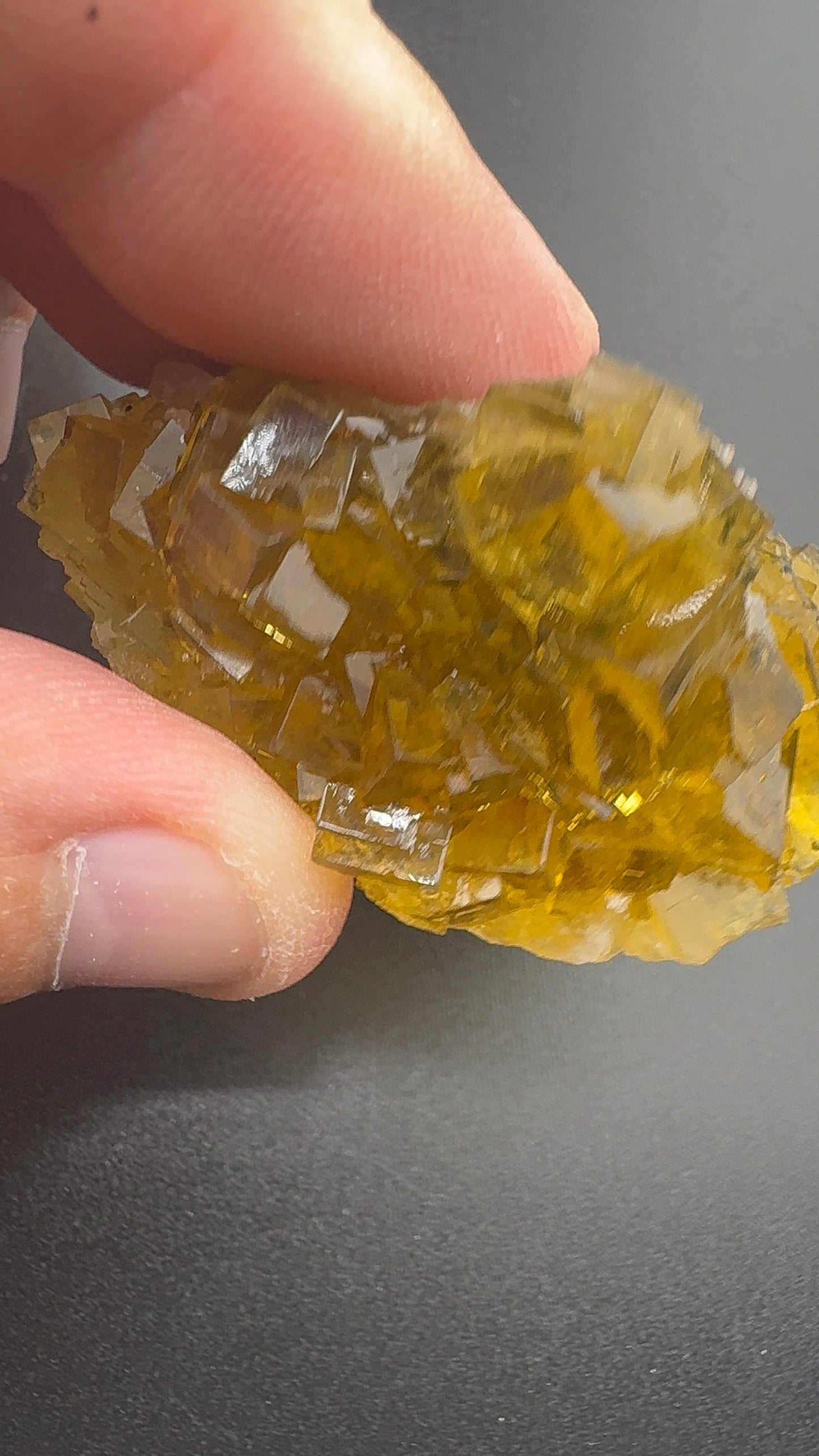 Yellow Fluorite from Spain (SF7)