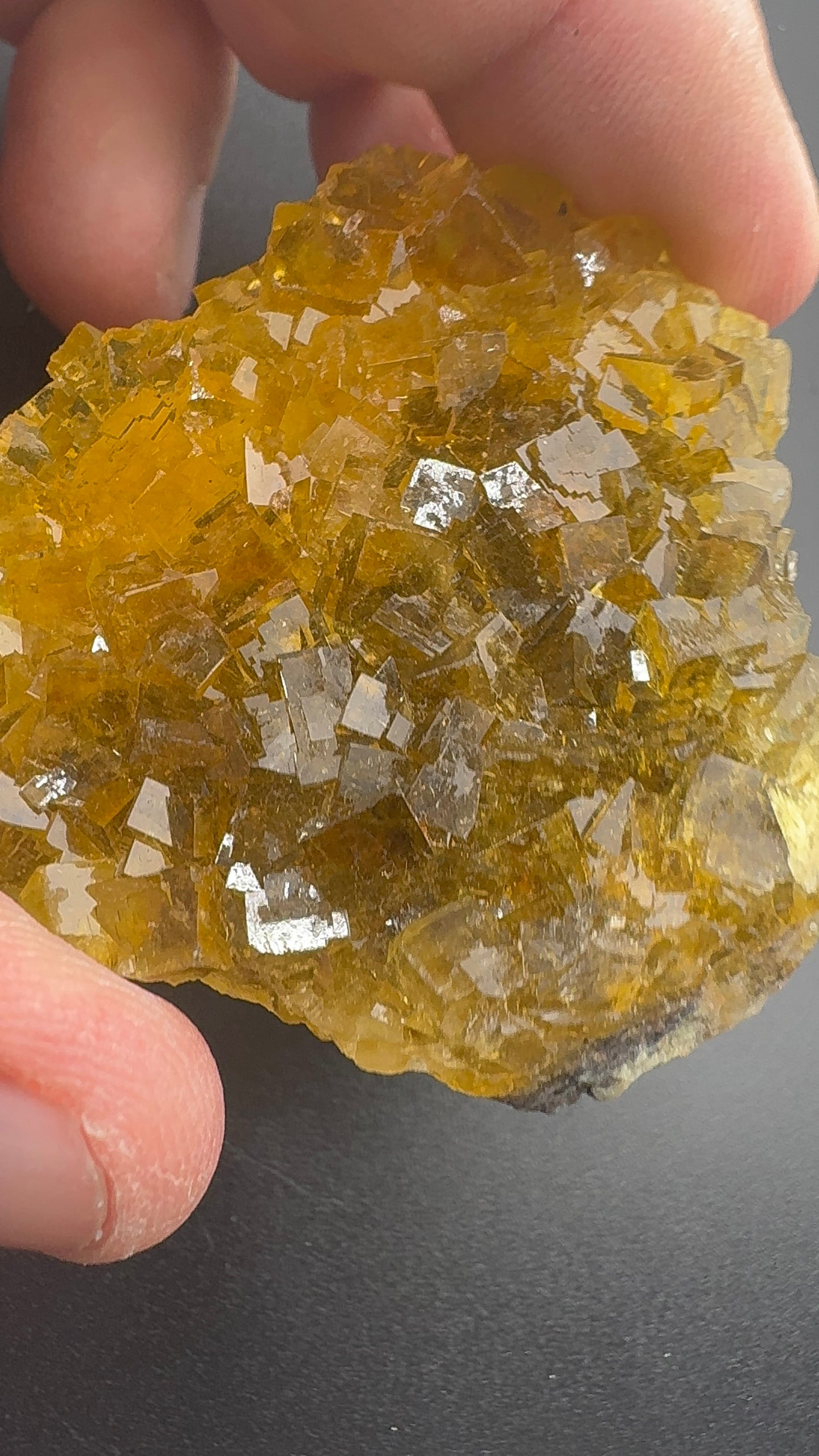 Yellow Fluorite from Spain (SF10)