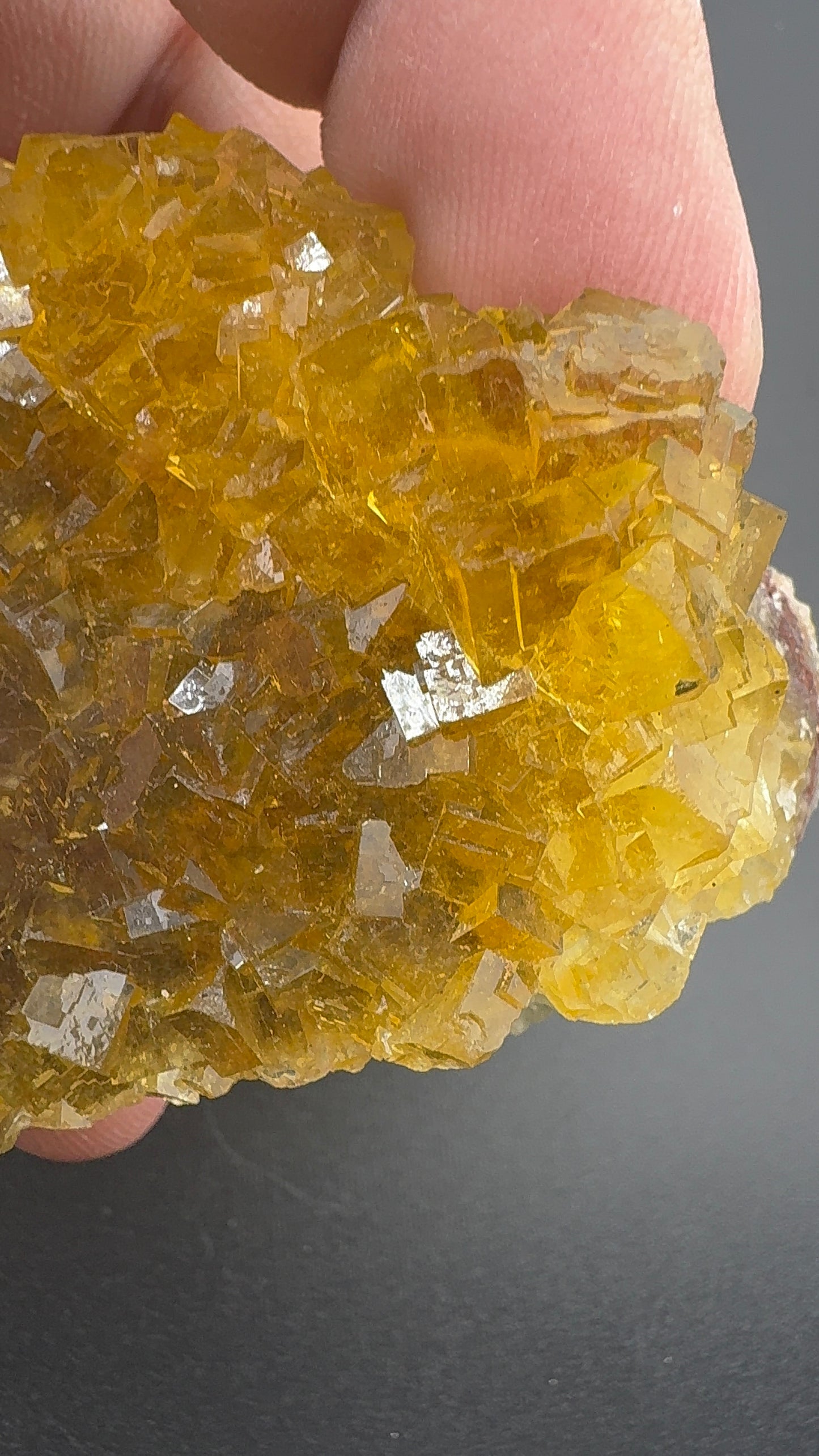 Yellow Fluorite from Spain (SF10)
