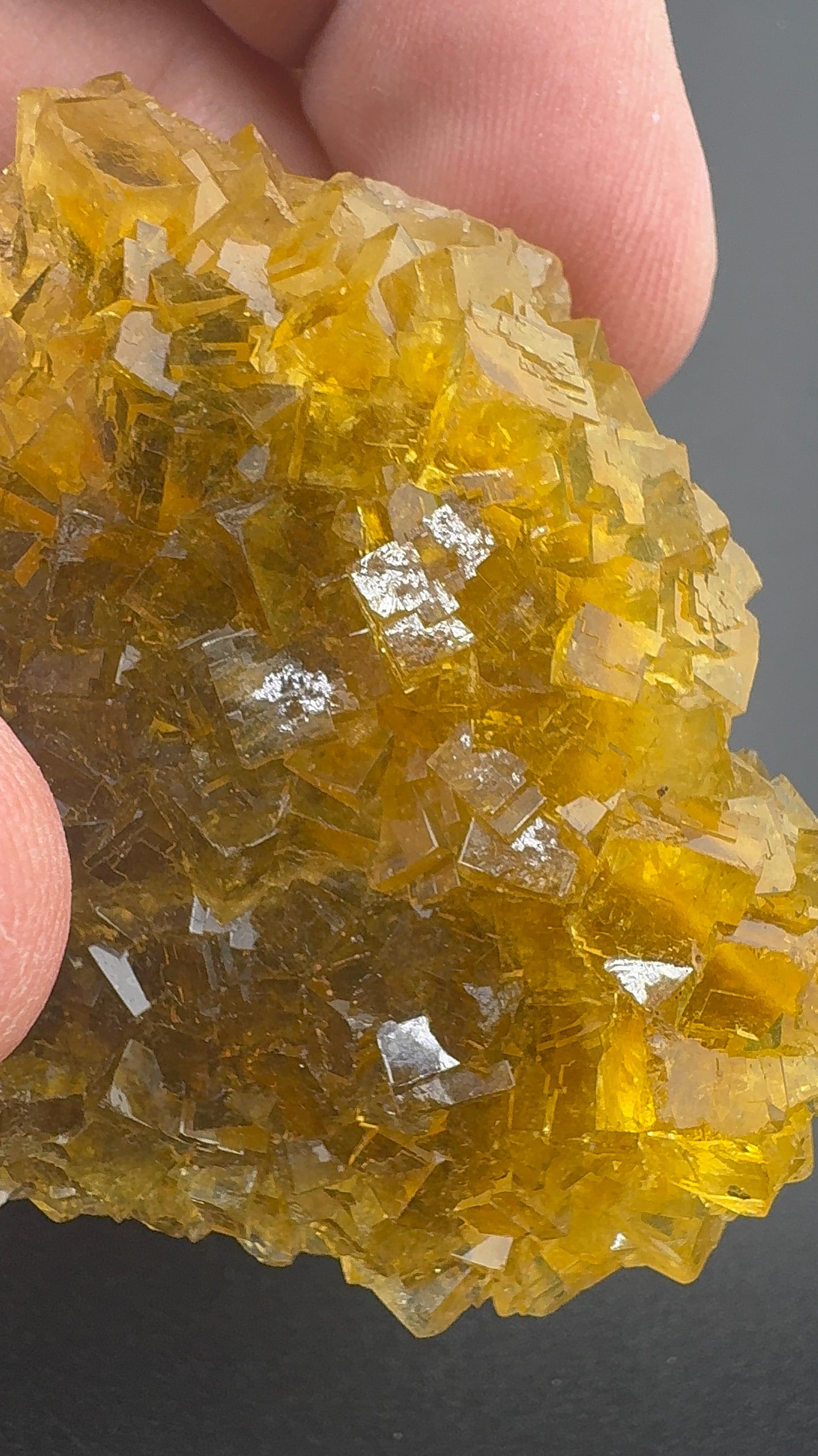 Yellow Fluorite from Spain (SF10)