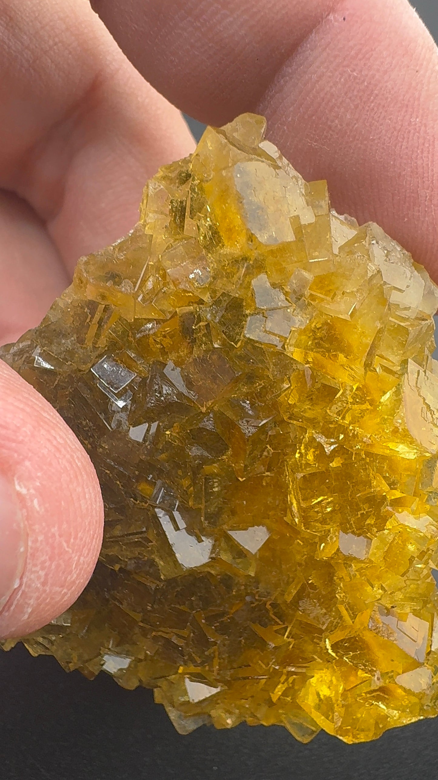 Yellow Fluorite from Spain (SF10)