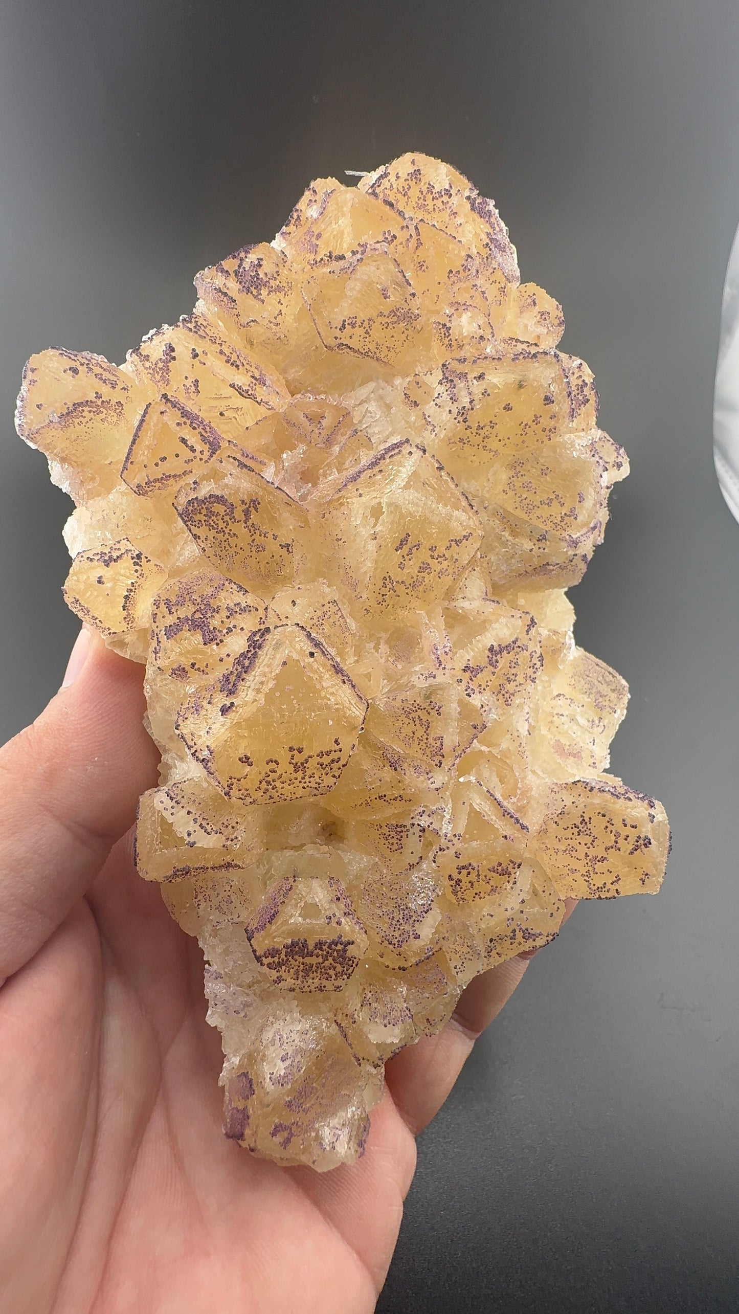 Yttrium Fluorite on Calcite